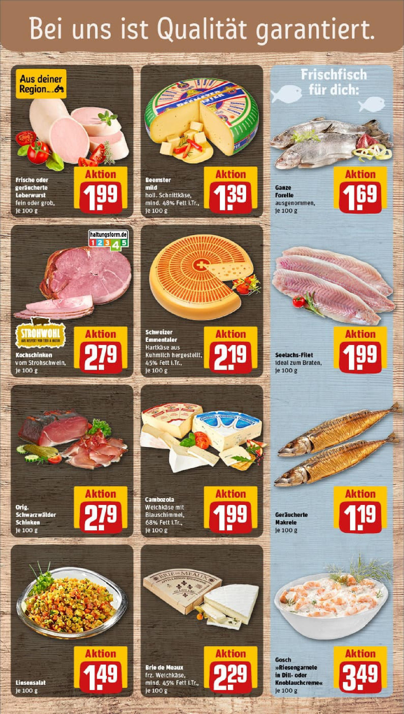 REWE Prospekt ab 06.07.2025 zum Blättern » Angebote | Seite: 9 | Produkte: Dill, Schinken