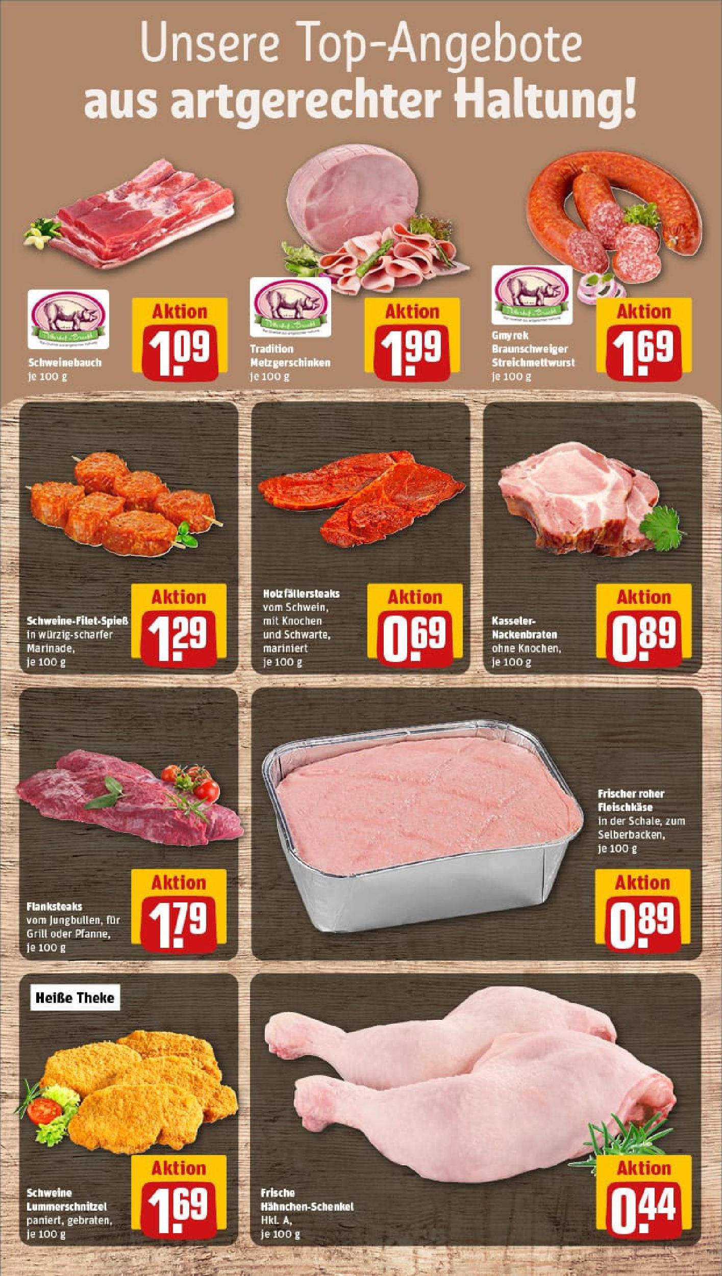REWE Prospekt ab 06.07.2025 zum Blättern » Angebote | Seite: 8 | Produkte: Grill, Theke, Schweinebauch, Steak