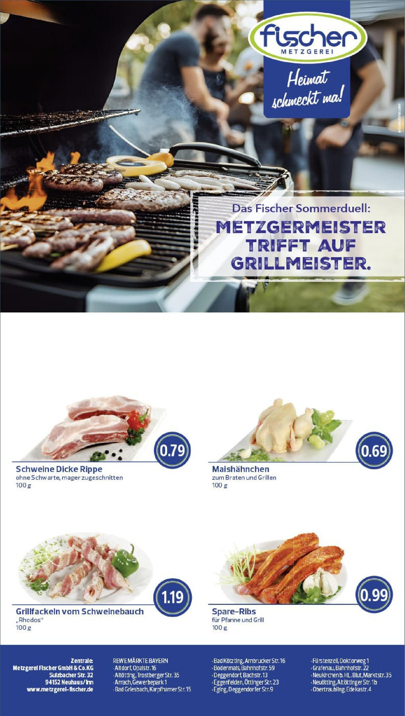 REWE Prospekt ab 06.07.2025 zum Blättern » Angebote | Seite: 8 | Produkte: Grill, Schweinebauch, Bad