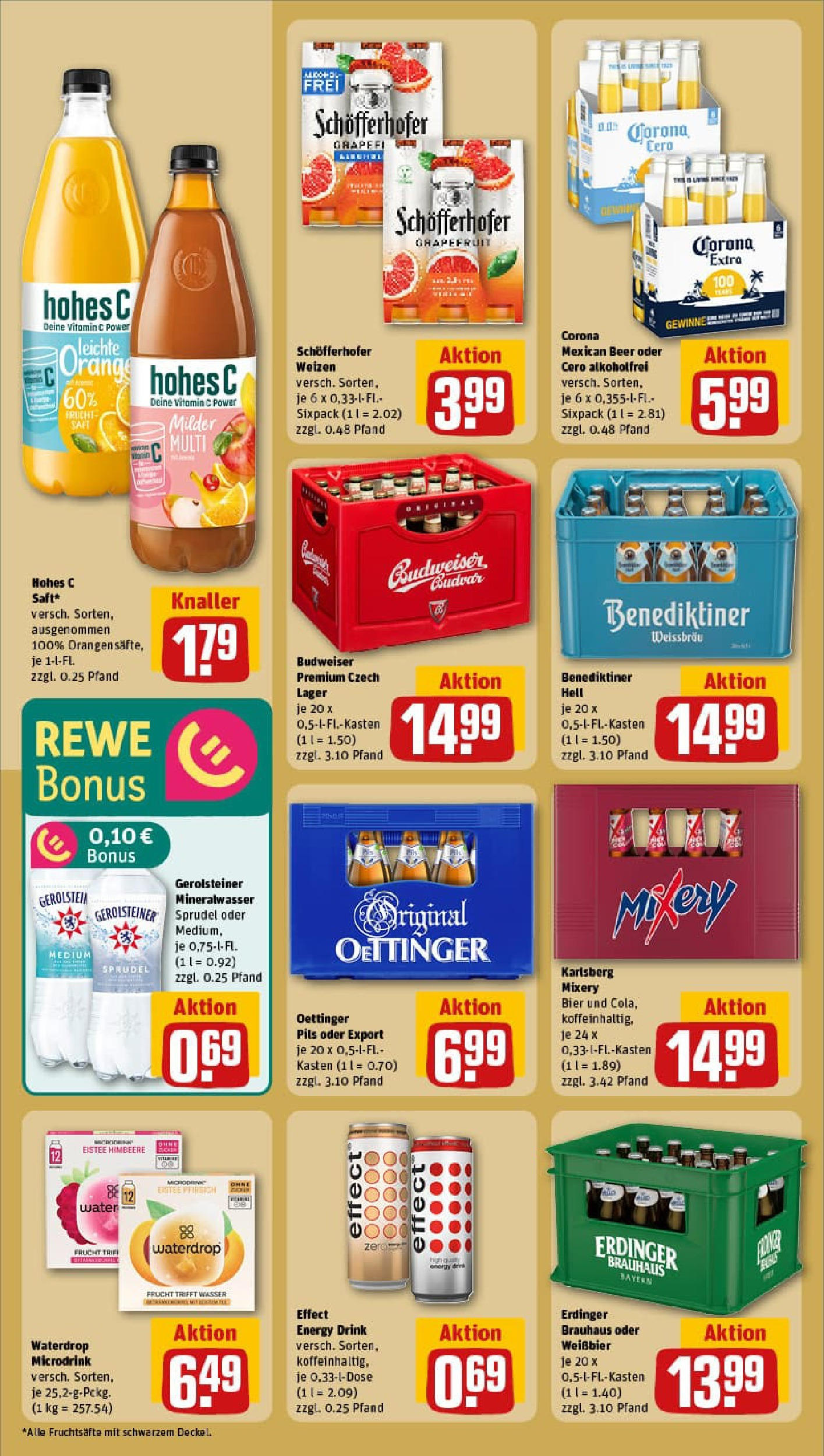 REWE Prospekt ab 06.07.2025 zum Blättern » Angebote | Seite: 18 | Produkte: Energy, Pils, Wasser, Gerolsteiner