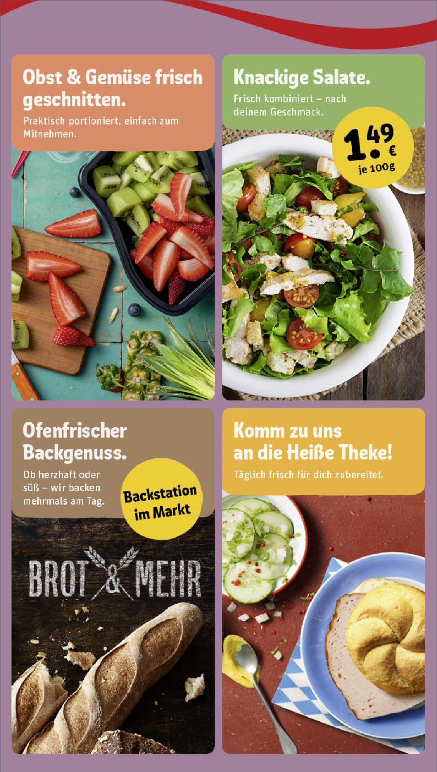 REWE Prospekt ab 06.07.2025 zum Blättern » Angebote | Seite: 2 | Produkte: Theke, Gemüse, Obst, Brot