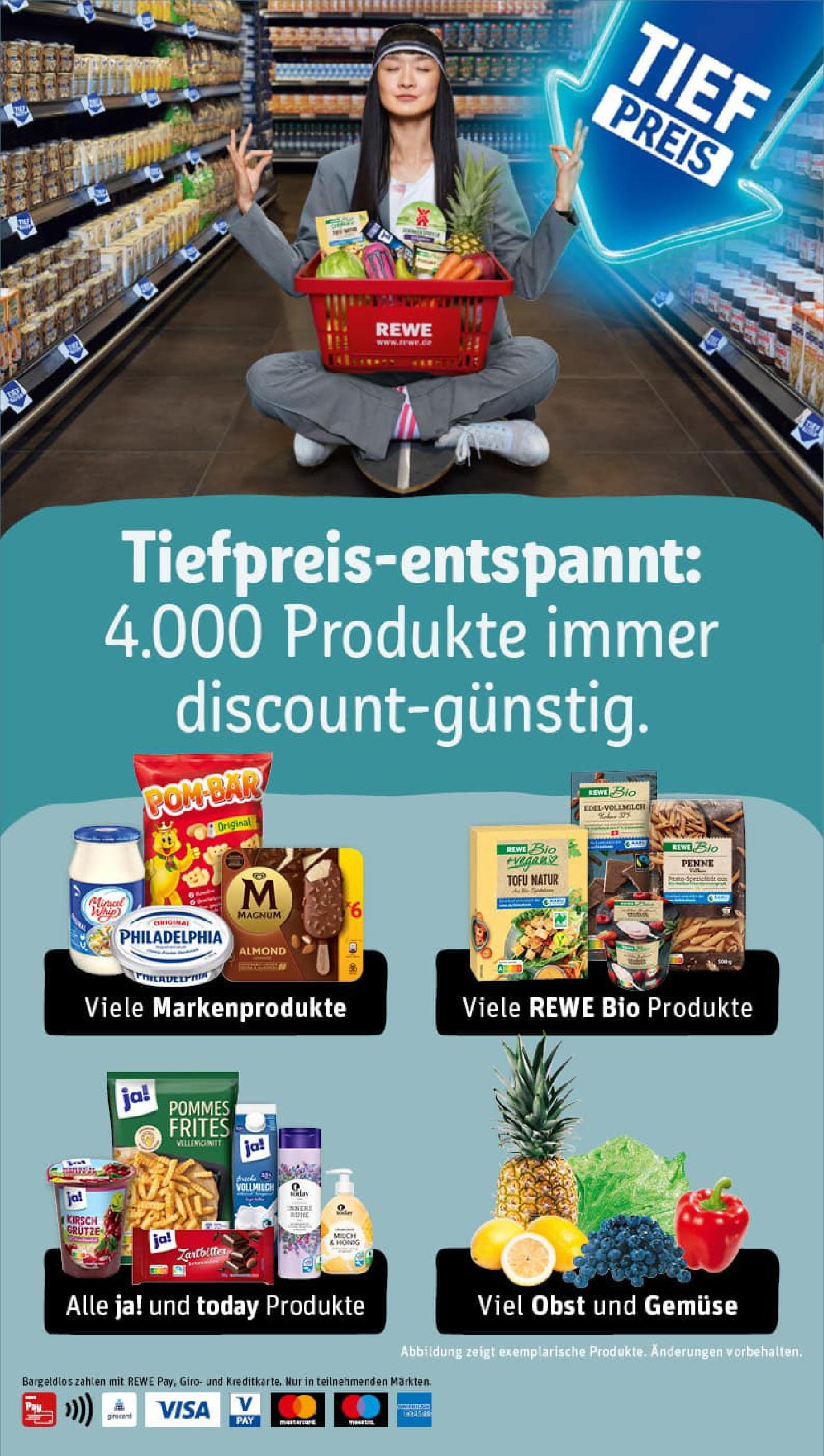 REWE Prospekt ab 06.07.2025 zum Blättern » Angebote | Seite: 29 | Produkte: Philadelphia, Miracel whip, Obst, Pasta