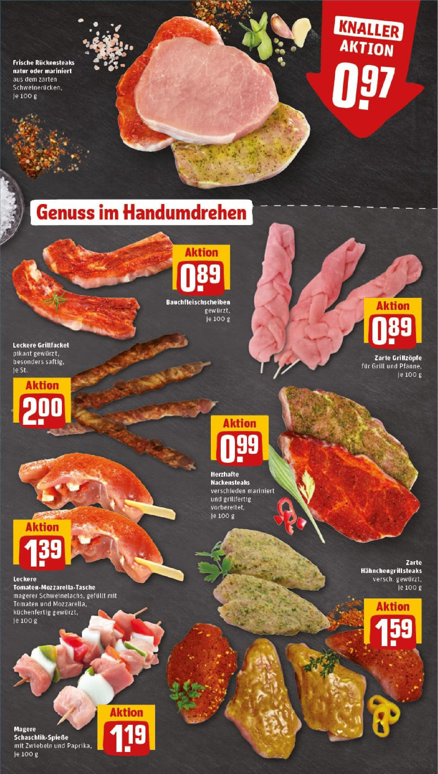 REWE Prospekt ab 06.07.2025 zum Blättern » Angebote | Seite: 7 | Produkte: Nackensteaks, Grill, Tomaten, Steak