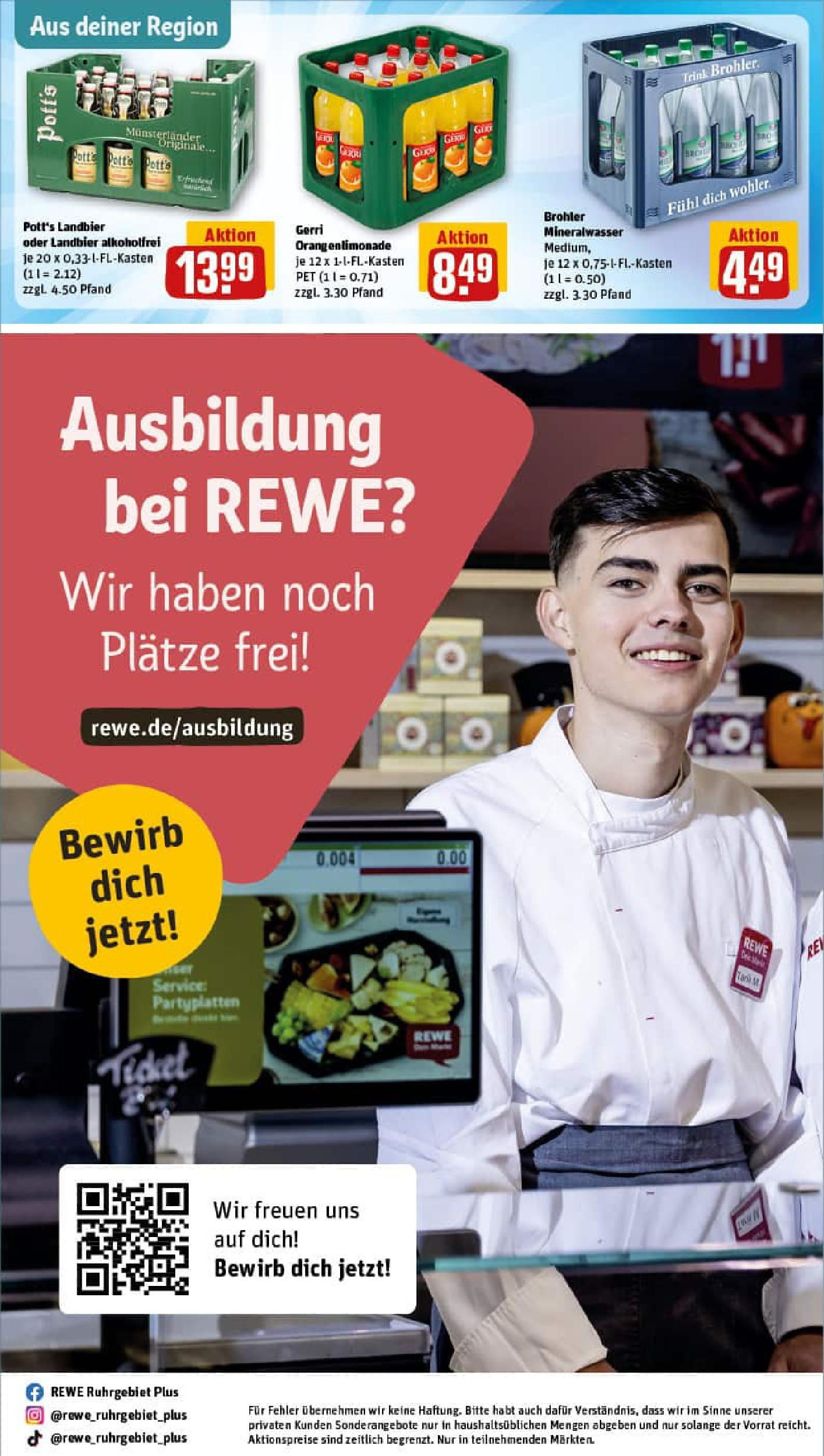 REWE Prospekt ab 06.07.2025 zum Blättern » Angebote | Seite: 34 | Produkte: Mineralwasser