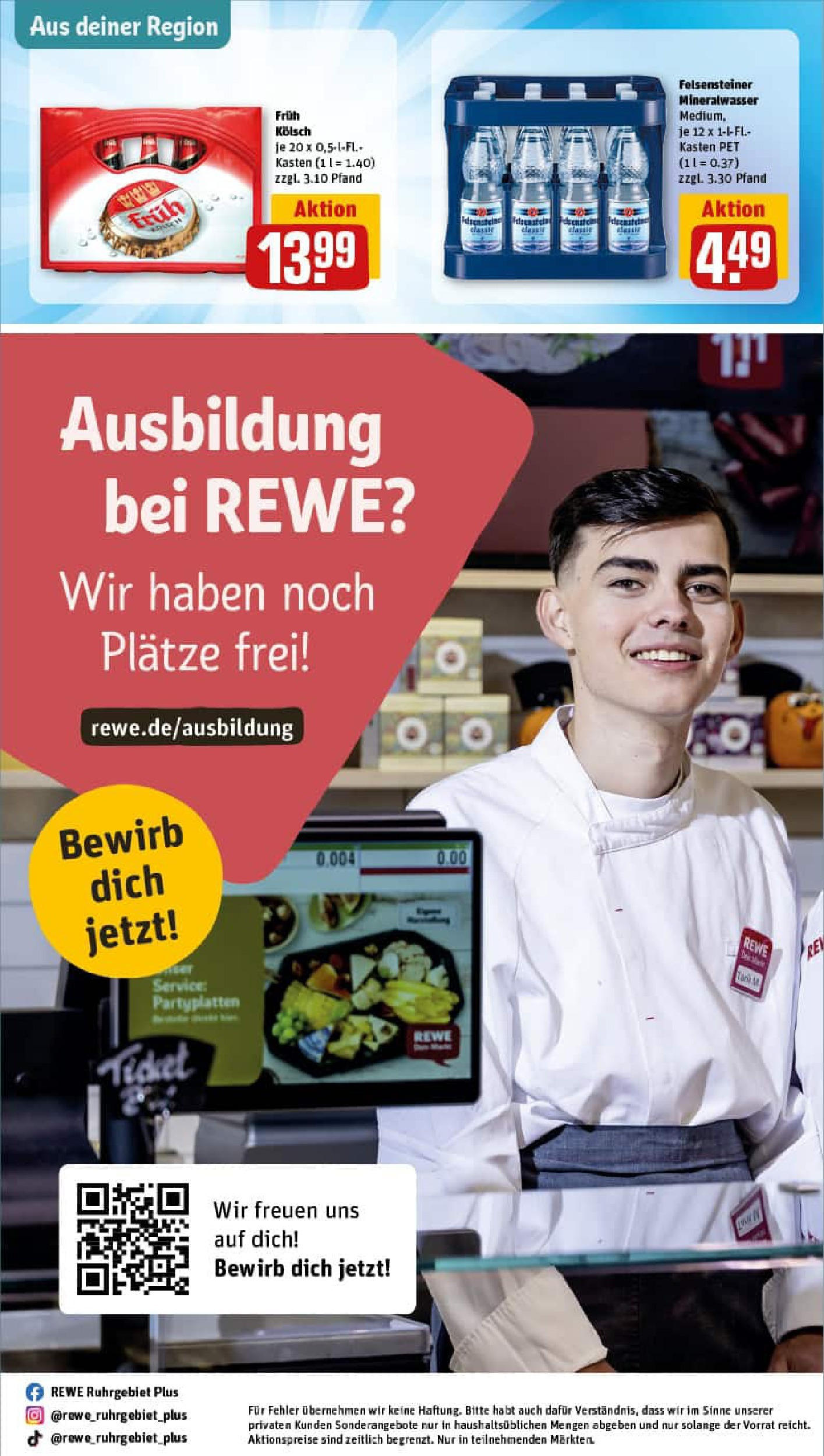 REWE Prospekt ab 06.07.2025 zum Blättern » Angebote | Seite: 32 | Produkte: Mineralwasser