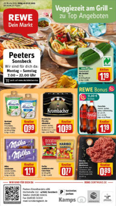 Rewe prospekt Sonsbeck	 gültig ab dem 06.07.2025
