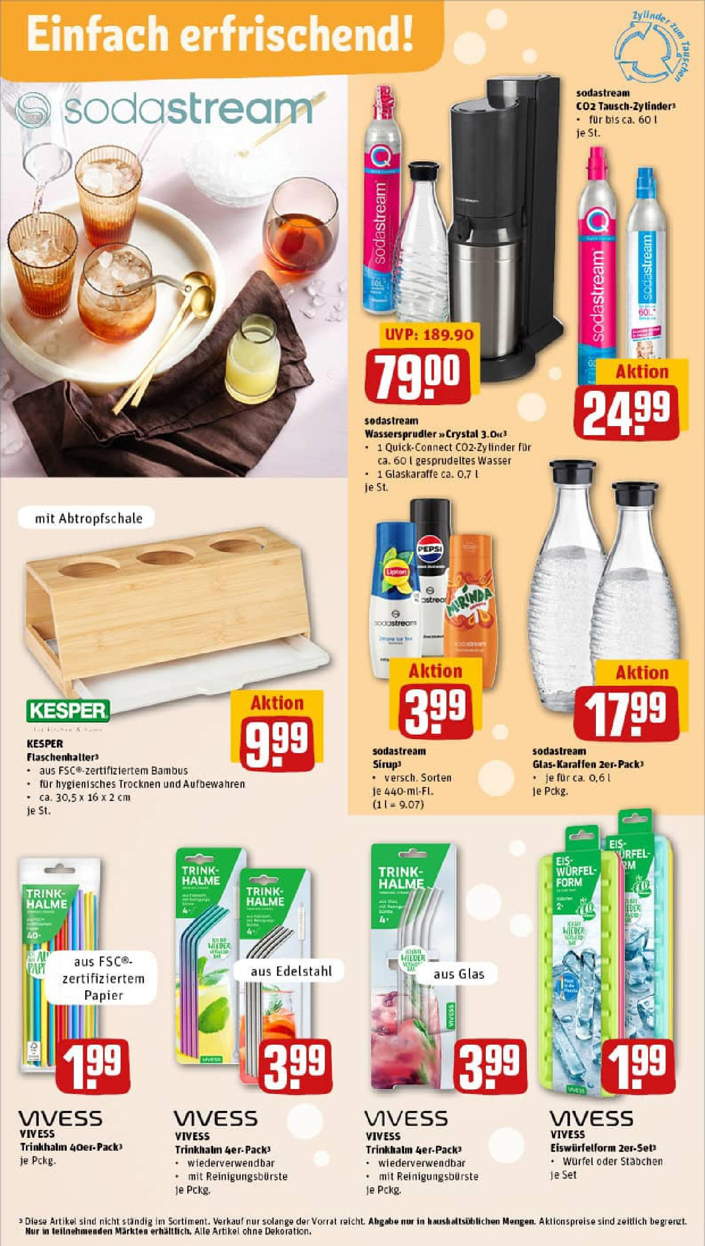 REWE Prospekt ab 06.07.2025 zum Blättern » Angebote | Seite: 36 | Produkte: Wasser, Pepsi, Eis, Sodastream