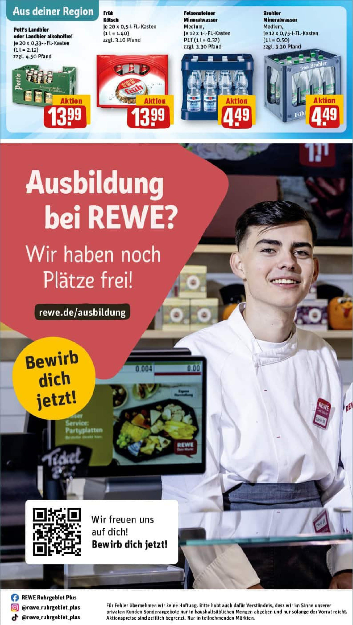 REWE Prospekt ab 06.07.2025 zum Blättern » Angebote | Seite: 38 | Produkte: Mineralwasser