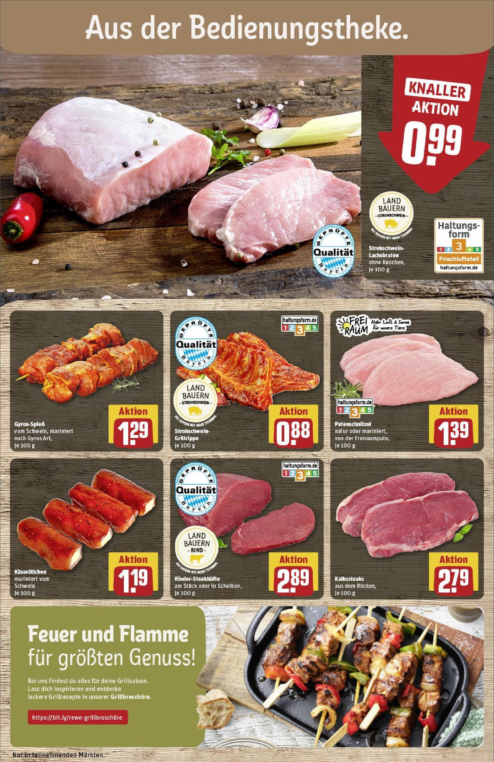 REWE Prospekt ab 06.07.2025 zum Blättern » Angebote | Seite: 10 | Produkte: Gyros, Putenschnitzel