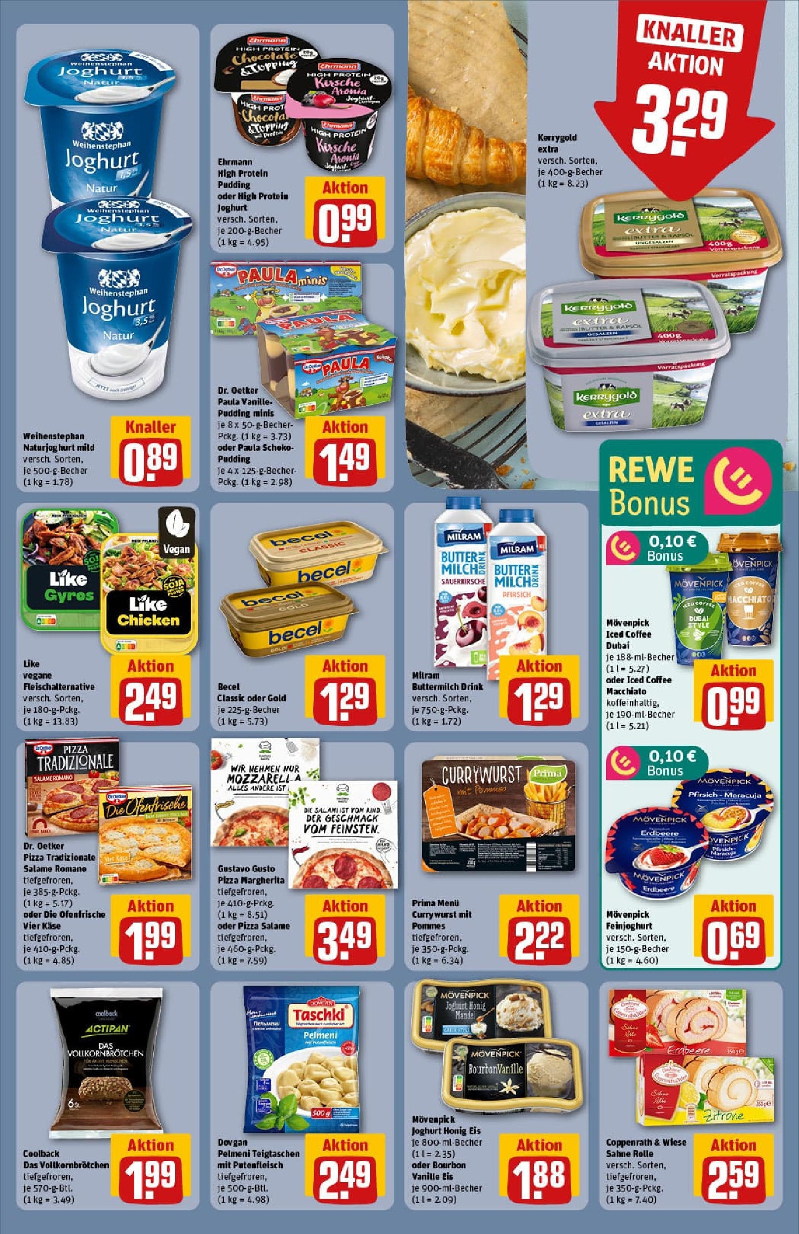 REWE Prospekt ab 06.07.2025 zum Blättern » Angebote | Seite: 17 | Produkte: Becel, Mozzarella, Zitrone, Bourbon