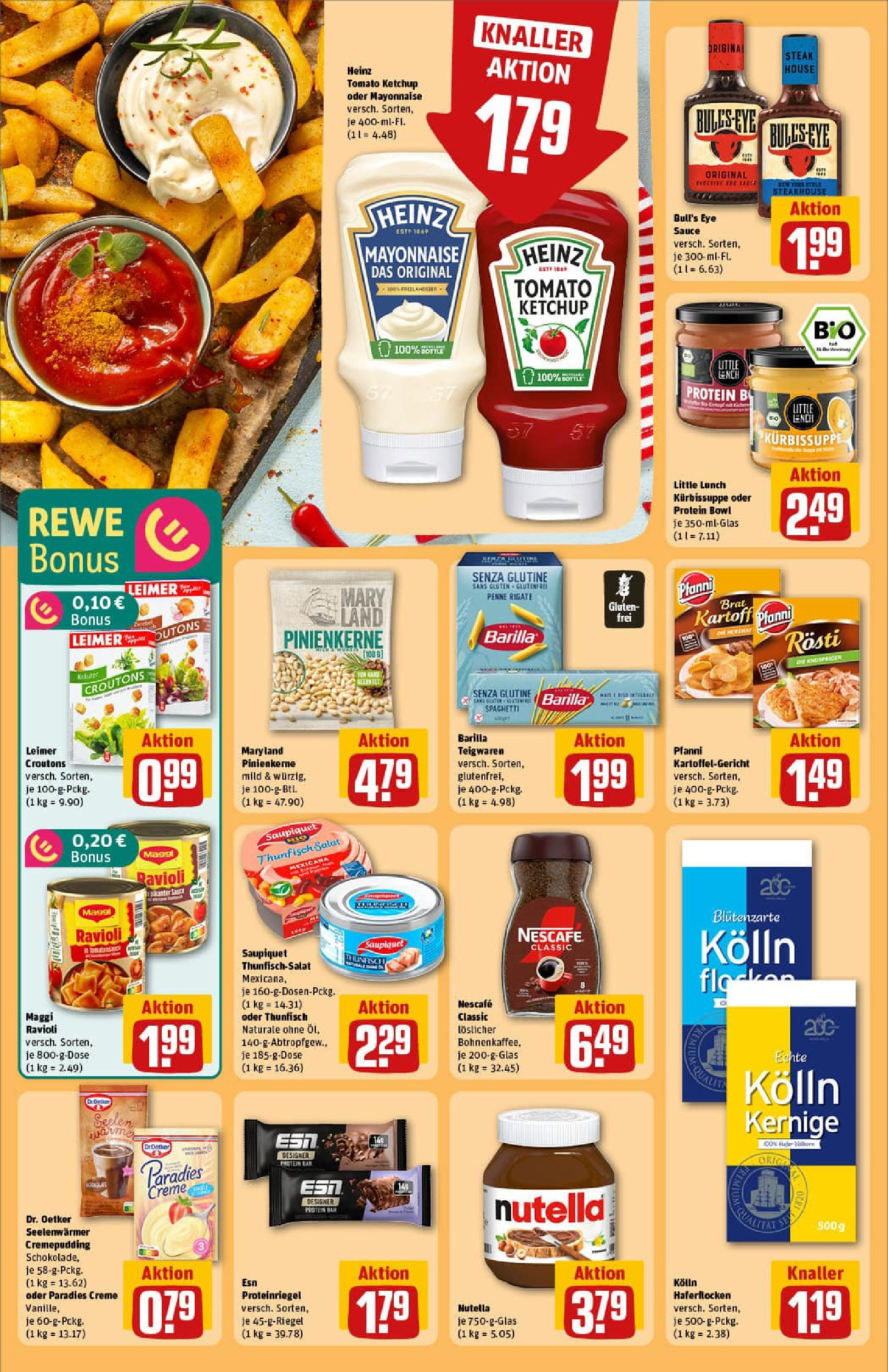 REWE Prospekt ab 06.07.2025 zum Blättern » Angebote | Seite: 28 | Produkte: Nescafe, Kolln, Barilla, Salat