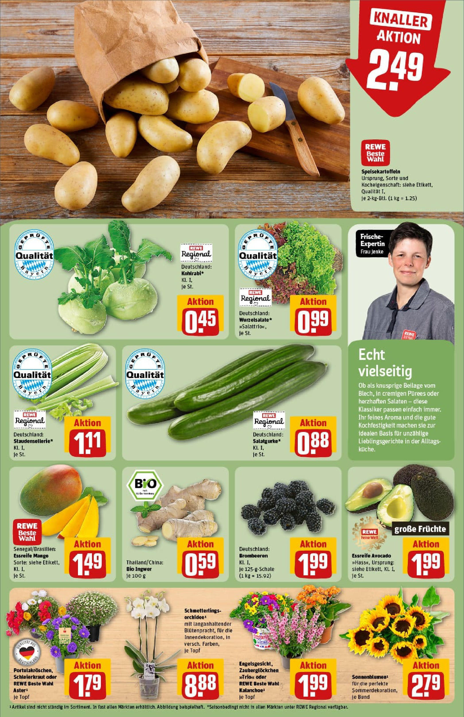 REWE Prospekt ab 06.07.2025 zum Blättern » Angebote | Seite: 7 | Produkte: Top, Avocado, Mango