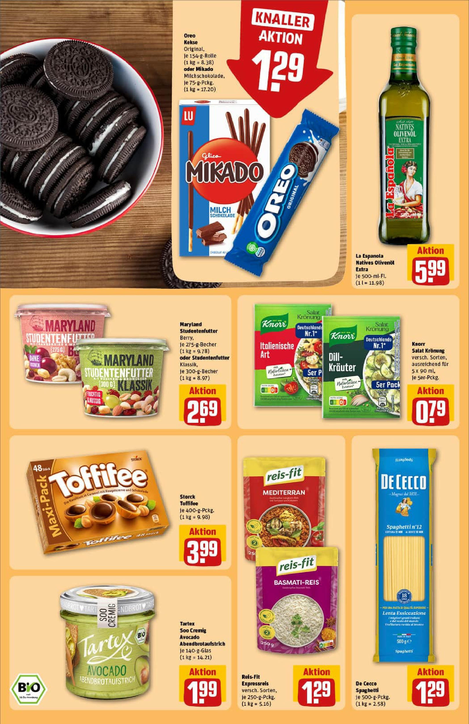 REWE Prospekt ab 06.07.2025 zum Blättern » Angebote | Seite: 30 | Produkte: Dill, Pasta, Kekse, Salat
