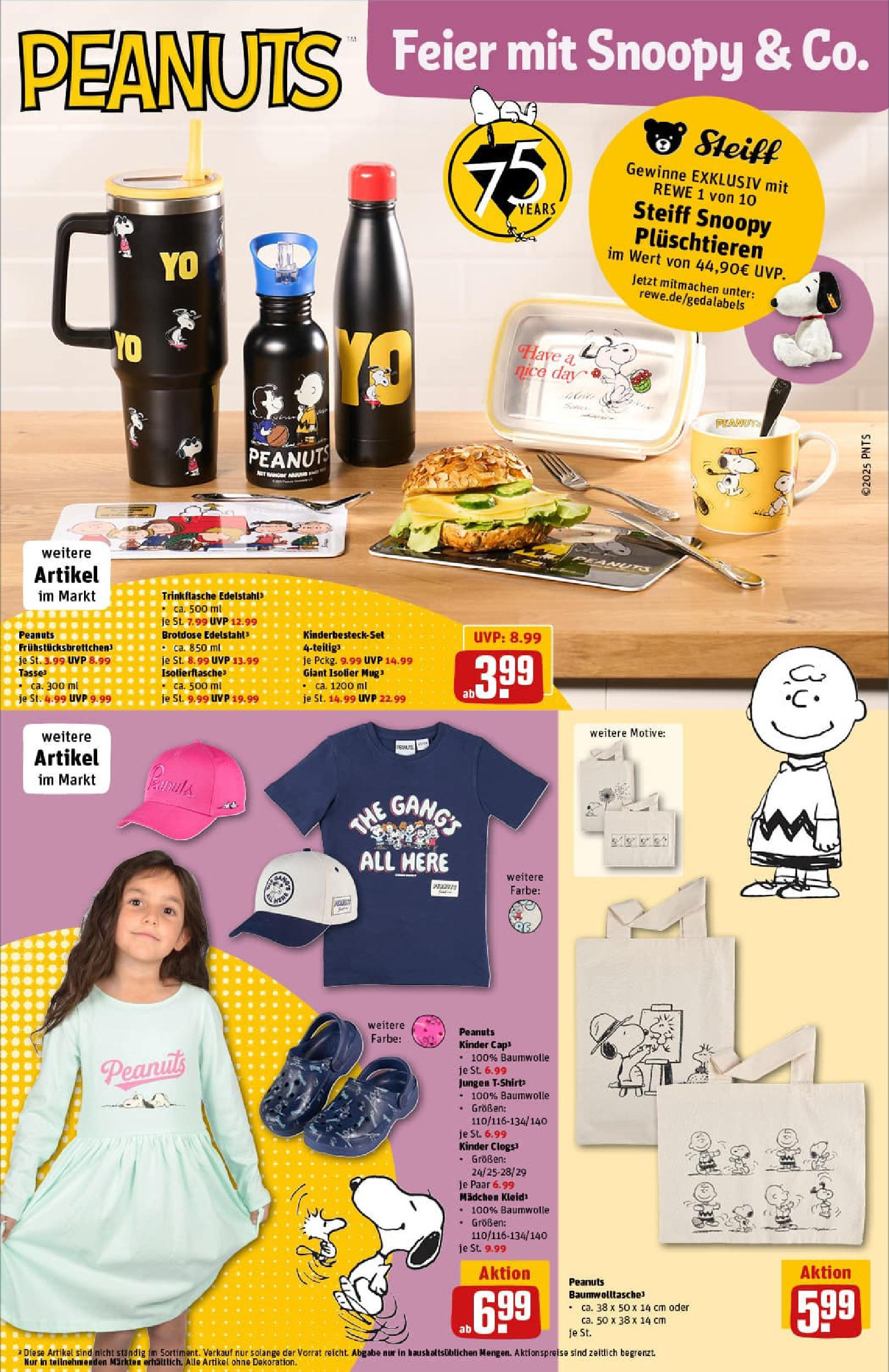 REWE Prospekt ab 06.07.2025 zum Blättern » Angebote | Seite: 34 | Produkte: T-Shirt, Box, Kleid