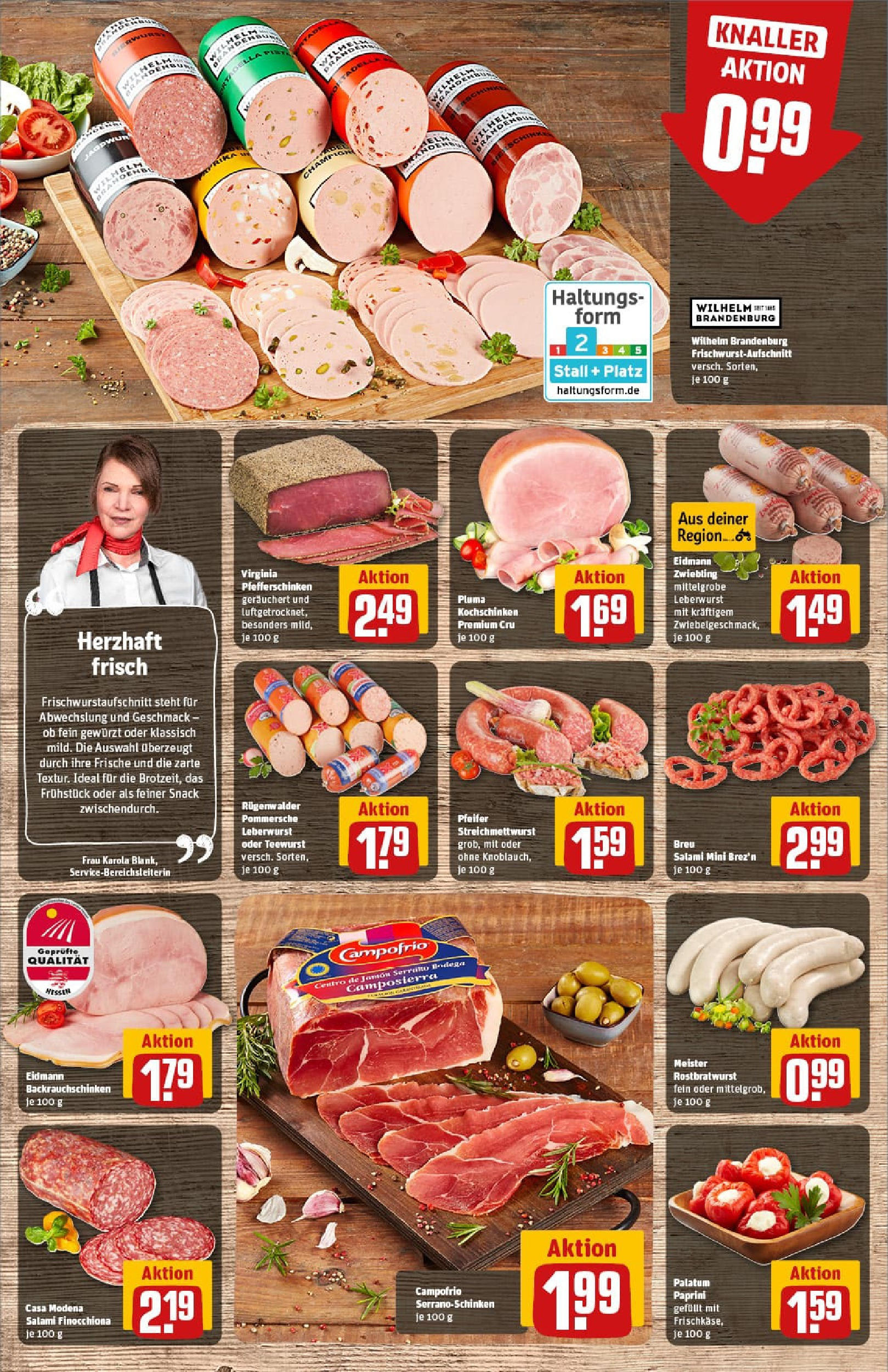 REWE Prospekt ab 06.07.2025 zum Blättern » Angebote | Seite: 10 | Produkte: Salami