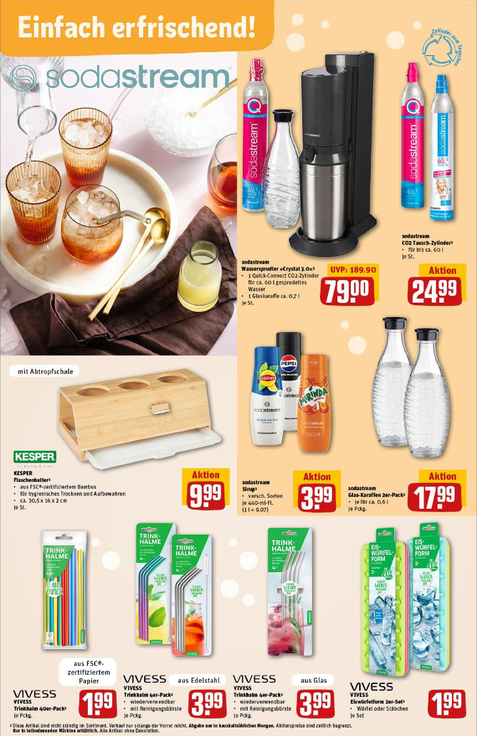 REWE Prospekt ab 06.07.2025 zum Blättern » Angebote | Seite: 32 | Produkte: Sirup, Pepsi, Eis, Sodastream