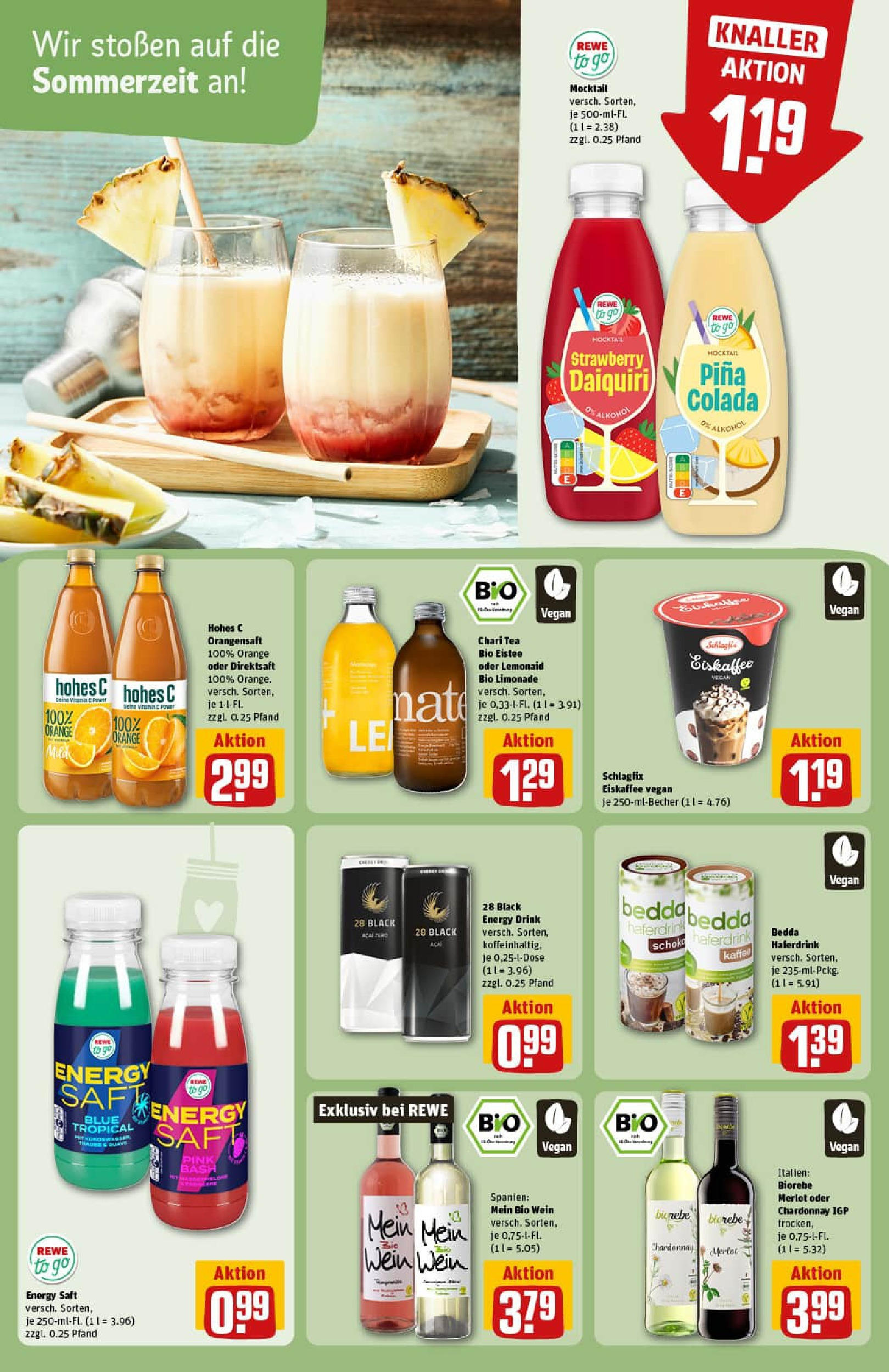 REWE Prospekt ab 06.07.2025 zum Blättern » Angebote | Seite: 22 | Produkte: Merlot, Hohes c, Saft, Wein