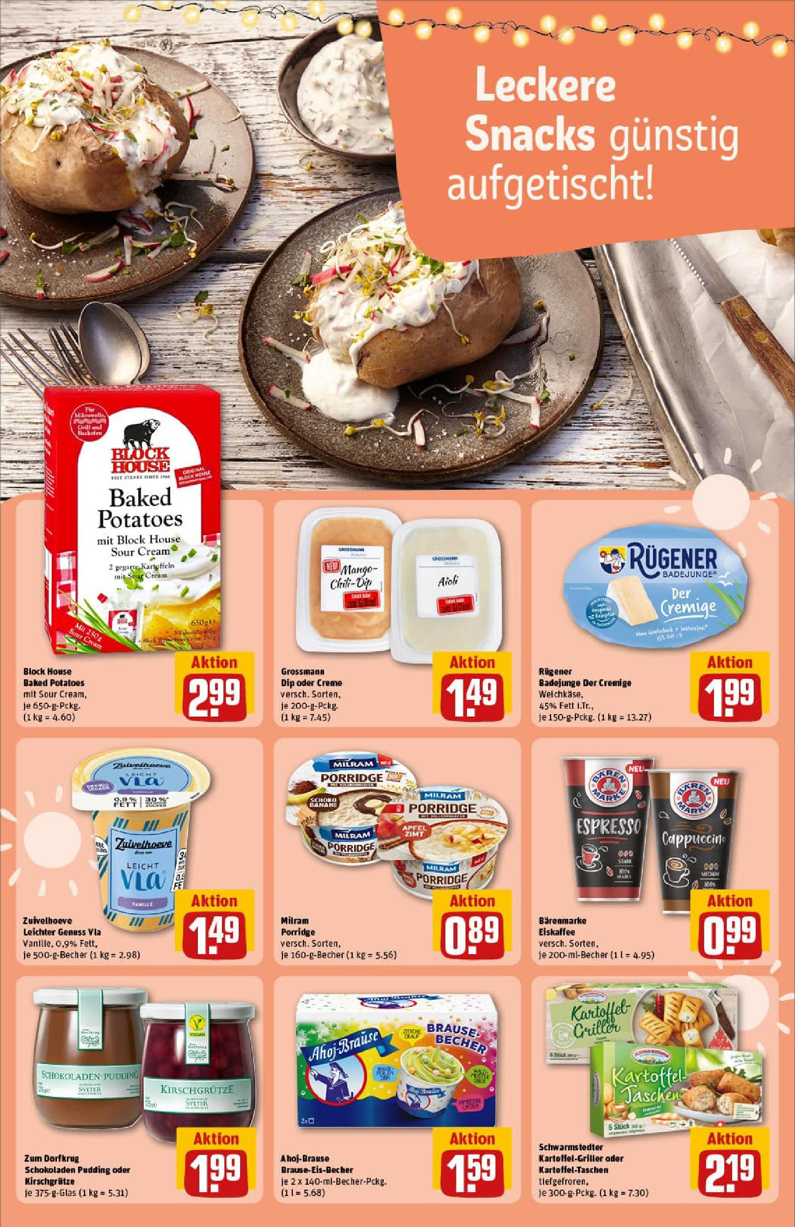 REWE Prospekt ab 06.07.2025 zum Blättern » Angebote | Seite: 18 | Produkte: Creme, Kartoffeln, Mango, Griller