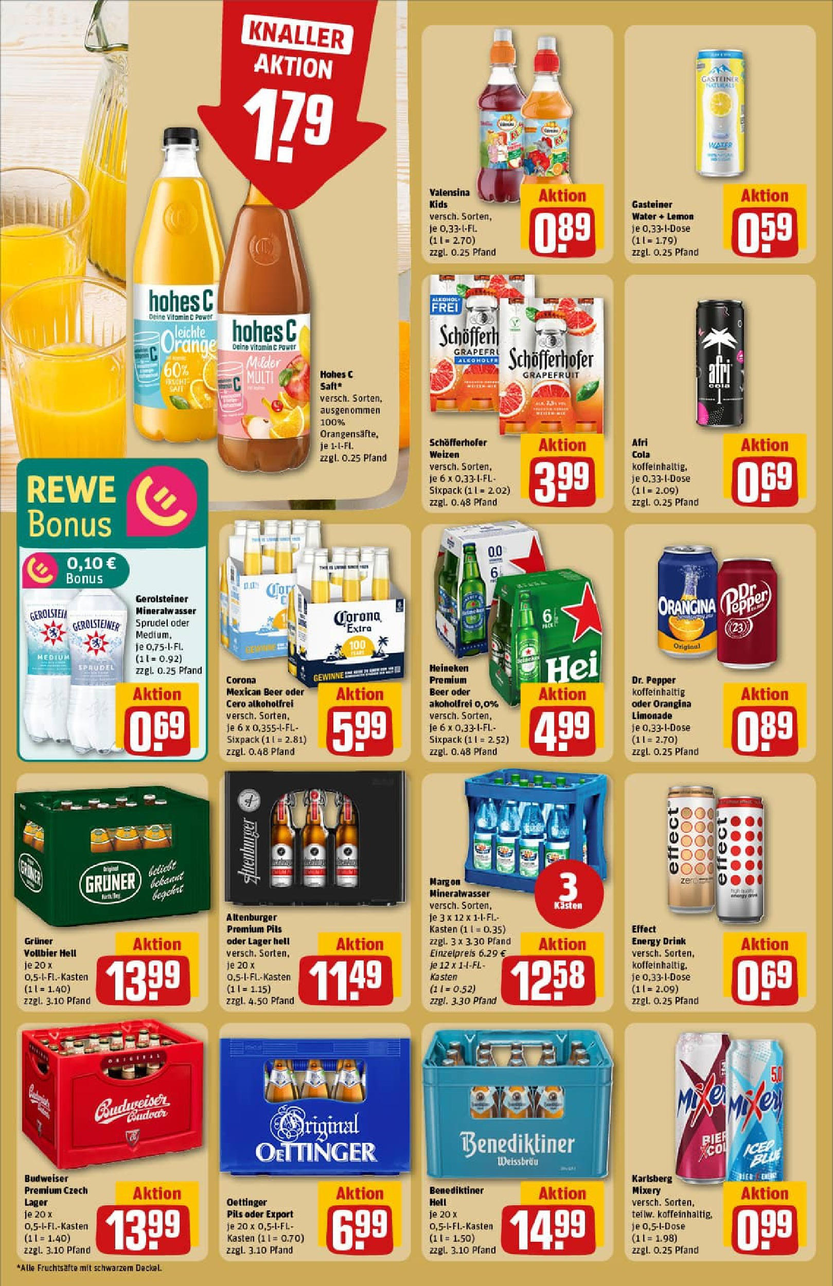 REWE Prospekt ab 06.07.2025 zum Blättern » Angebote | Seite: 24 | Produkte: Energy, Oettinger, Grapefruit, Mixery