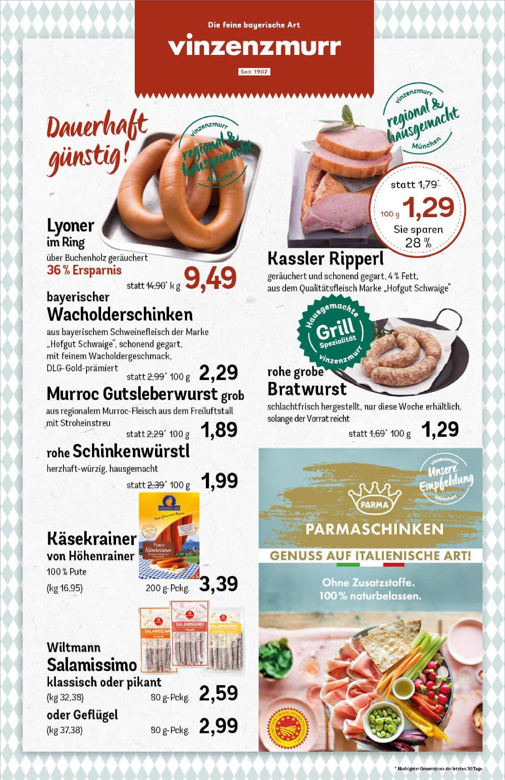 REWE Prospekt ab 06.07.2025 zum Blättern » Angebote | Seite: 9 | Produkte: Bratwurst, Käsekrainer, Salami, Schweinefleisch