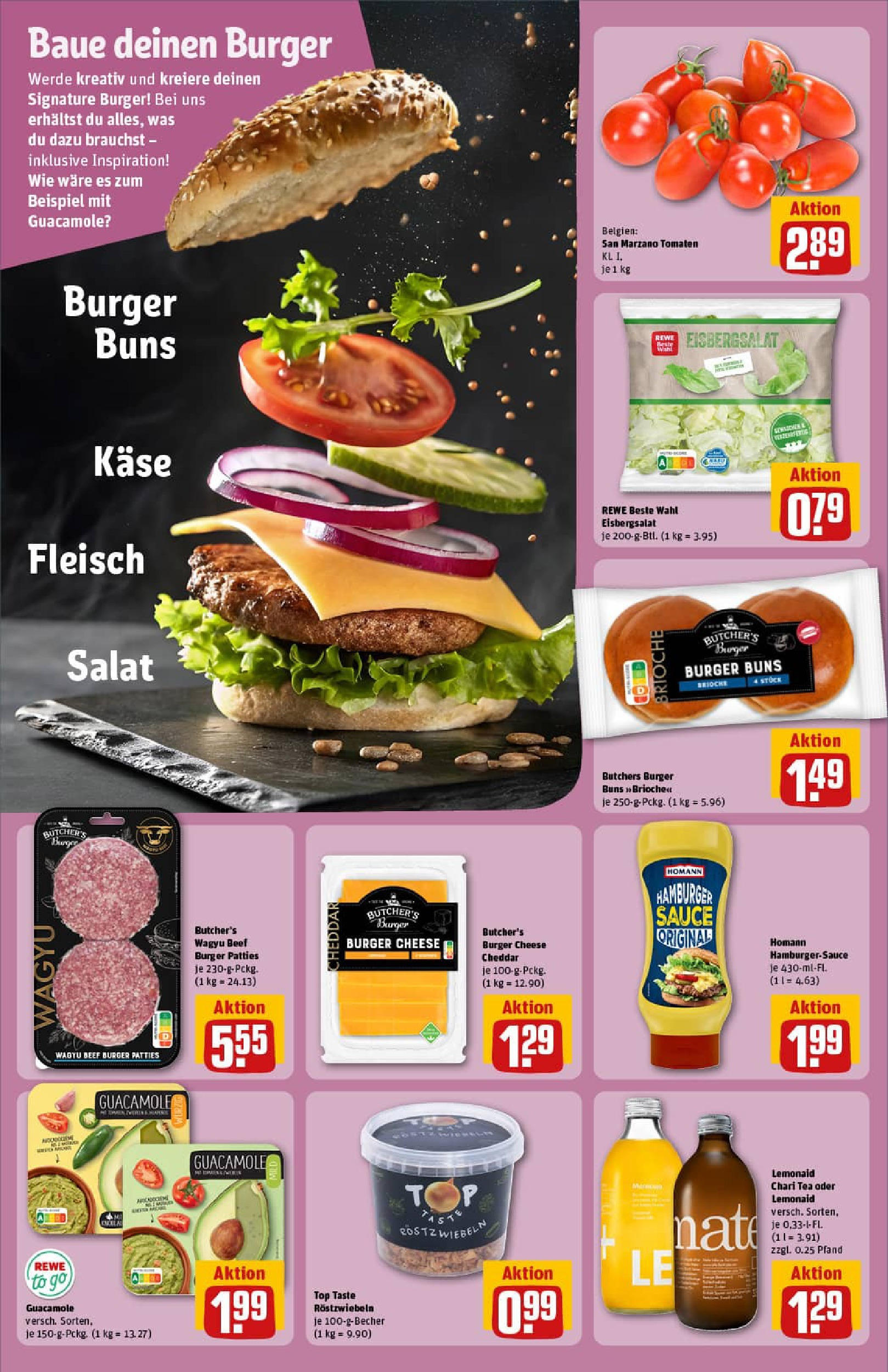 REWE Prospekt ab 06.07.2025 zum Blättern » Angebote | Seite: 14 | Produkte: Top, Käse, Eisbergsalat, Salat