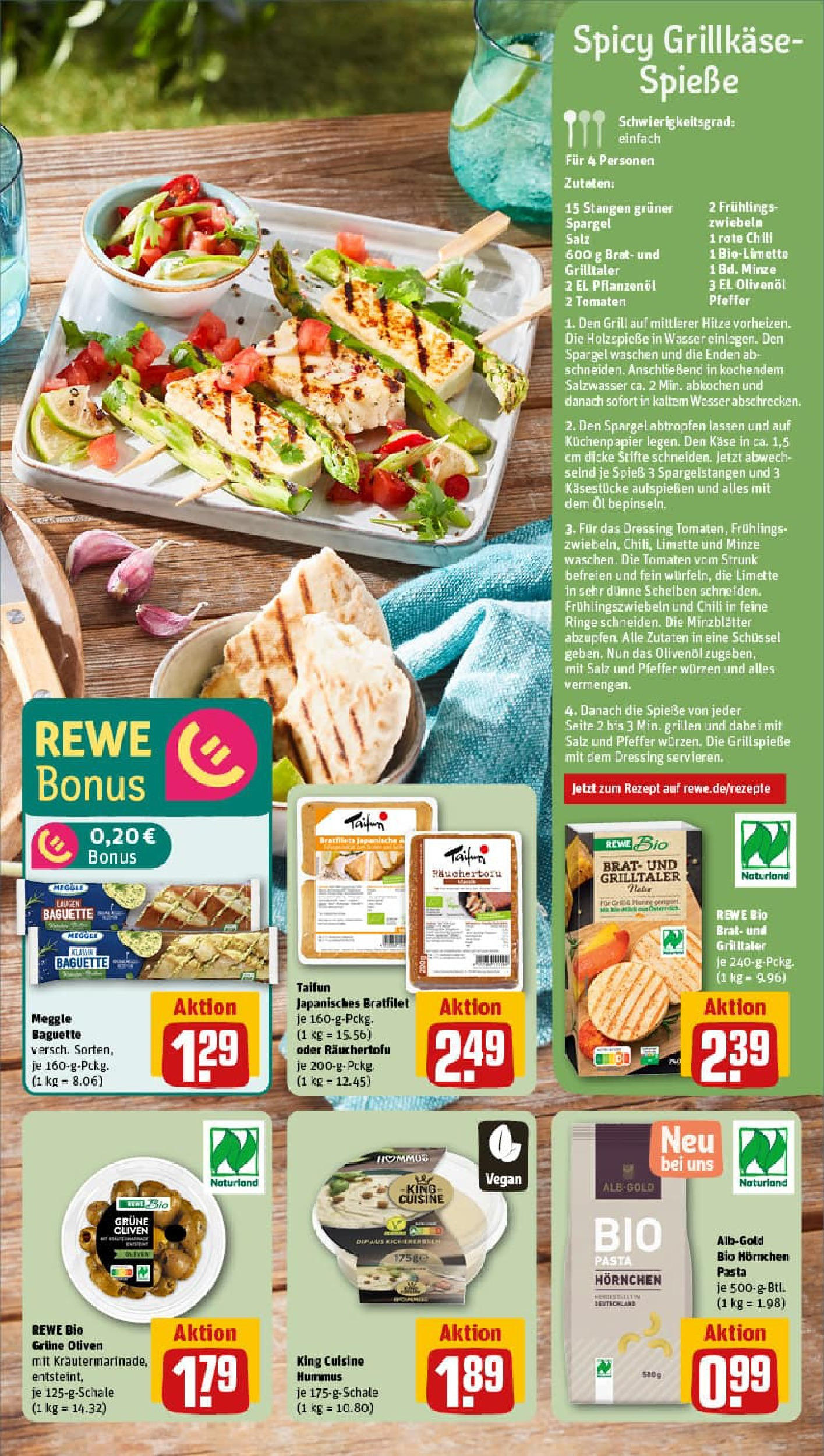 REWE Prospekt ab 06.07.2025 zum Blättern » Angebote | Seite: 5 | Produkte: Dressing, Spieße, Zwiebeln, Chili