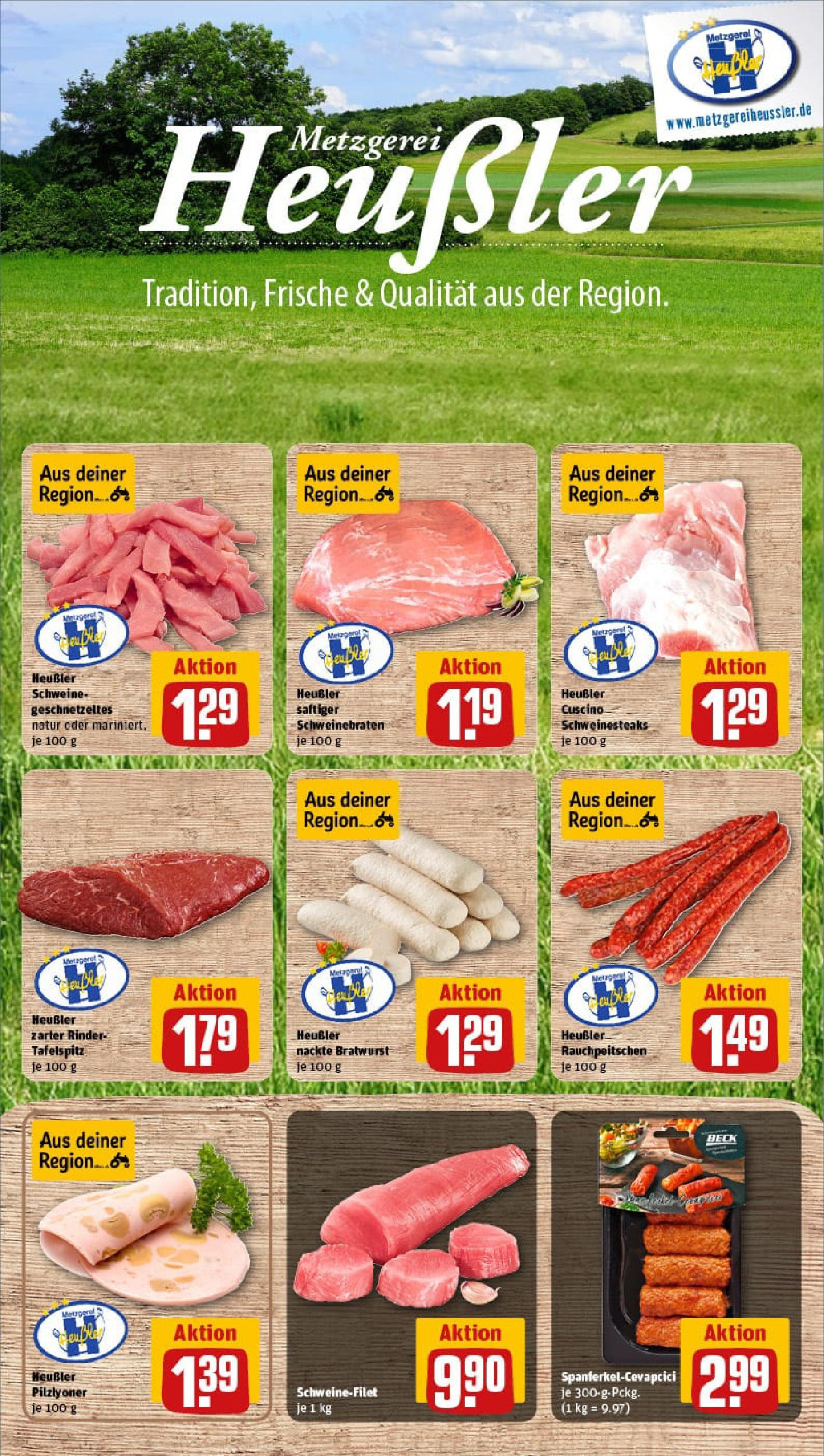 REWE Prospekt ab 06.07.2025 zum Blättern » Angebote | Seite: 8 | Produkte: Tafelspitz, Bratwurst, Schweinefilet