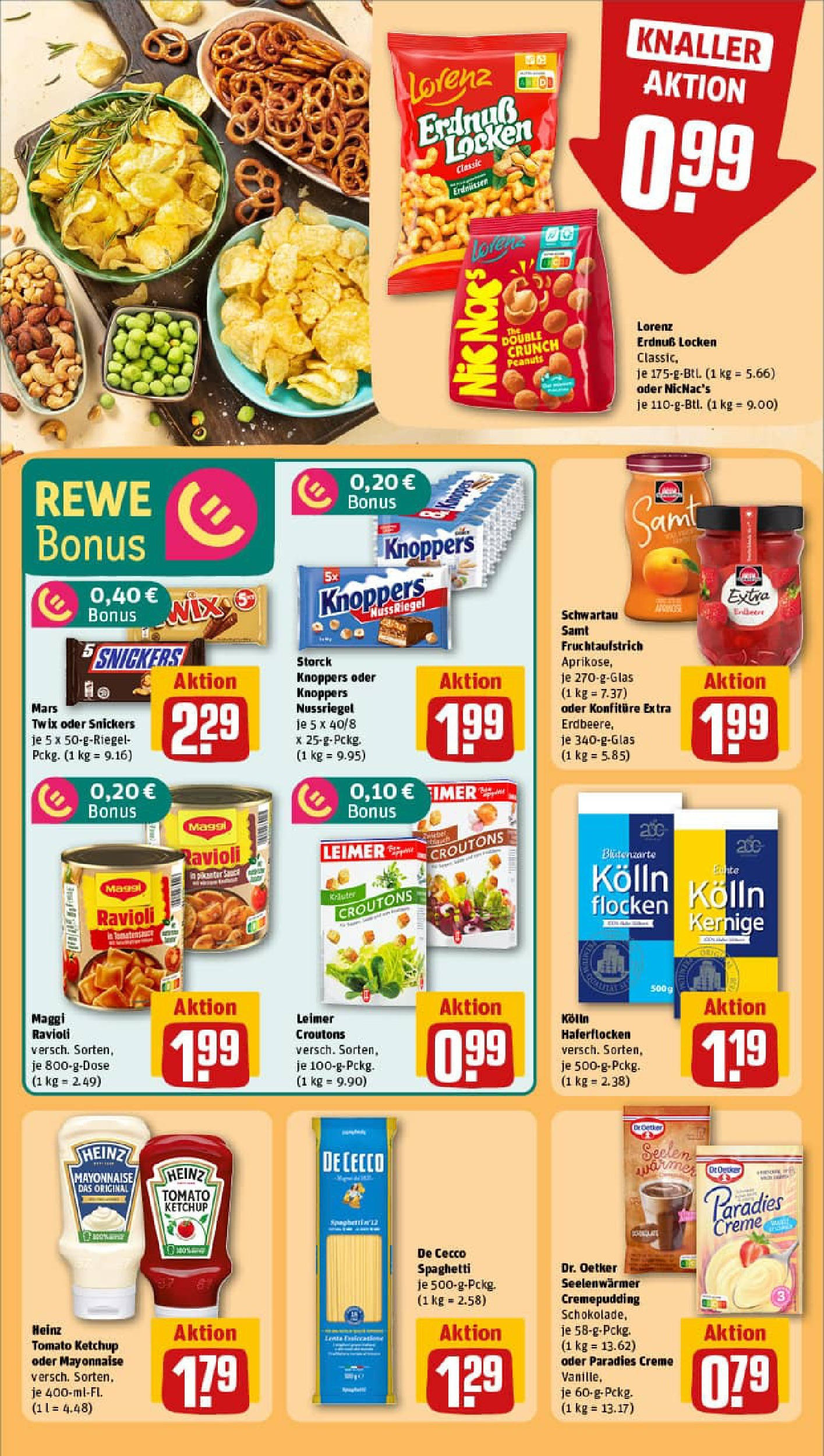 REWE Prospekt ab 06.07.2025 zum Blättern » Angebote | Seite: 12 | Produkte: Kolln, Mayonnaise, Knoppers, Ketchup