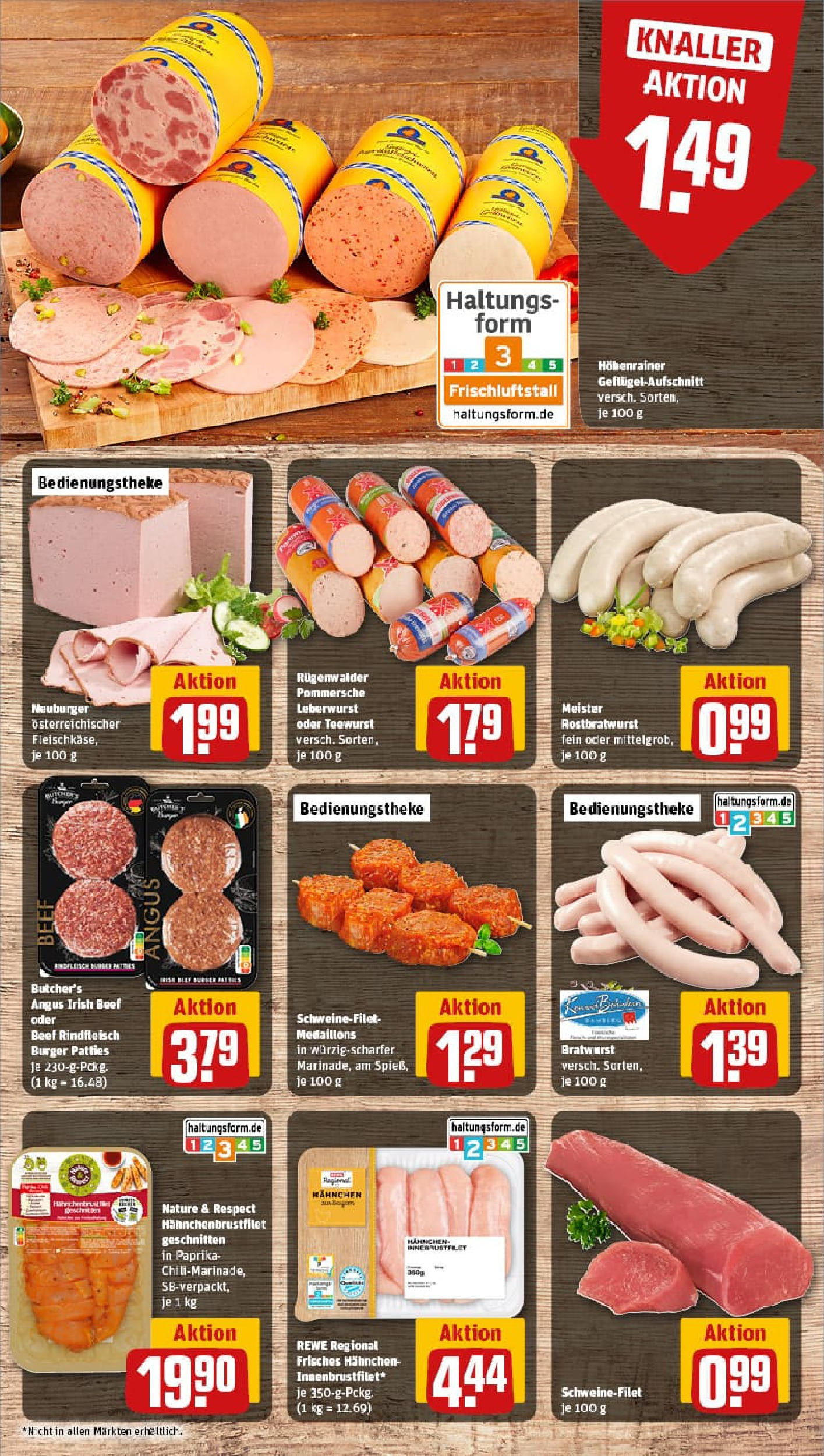 REWE Prospekt ab 06.07.2025 zum Blättern » Angebote | Seite: 8 | Produkte: Bratwurst, Schweinefilet, Paprika, Rindfleisch