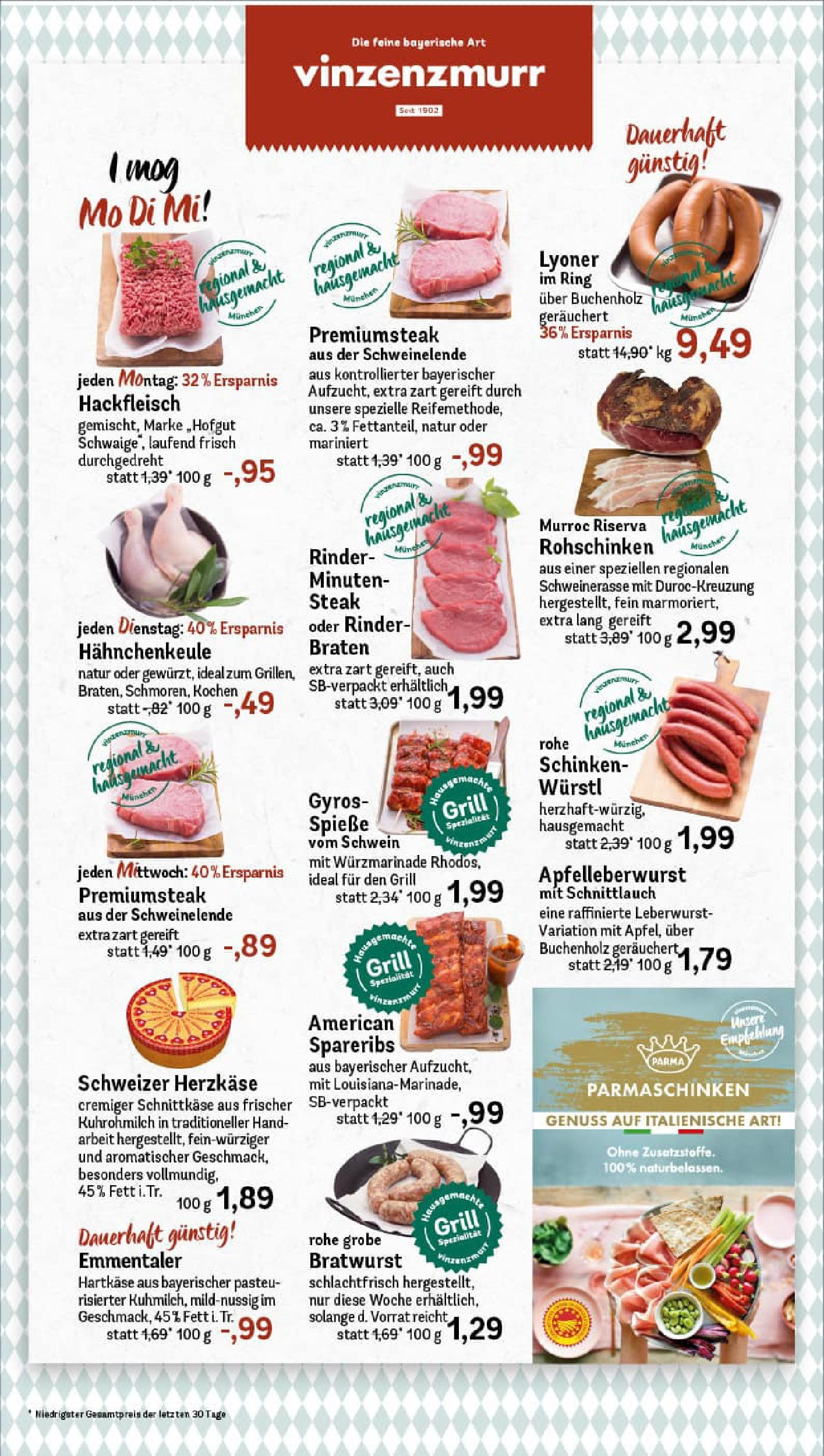 REWE Prospekt ab 06.07.2025 zum Blättern » Angebote | Seite: 8 | Produkte: Würstl, Bratwurst, Steak, Hackfleisch