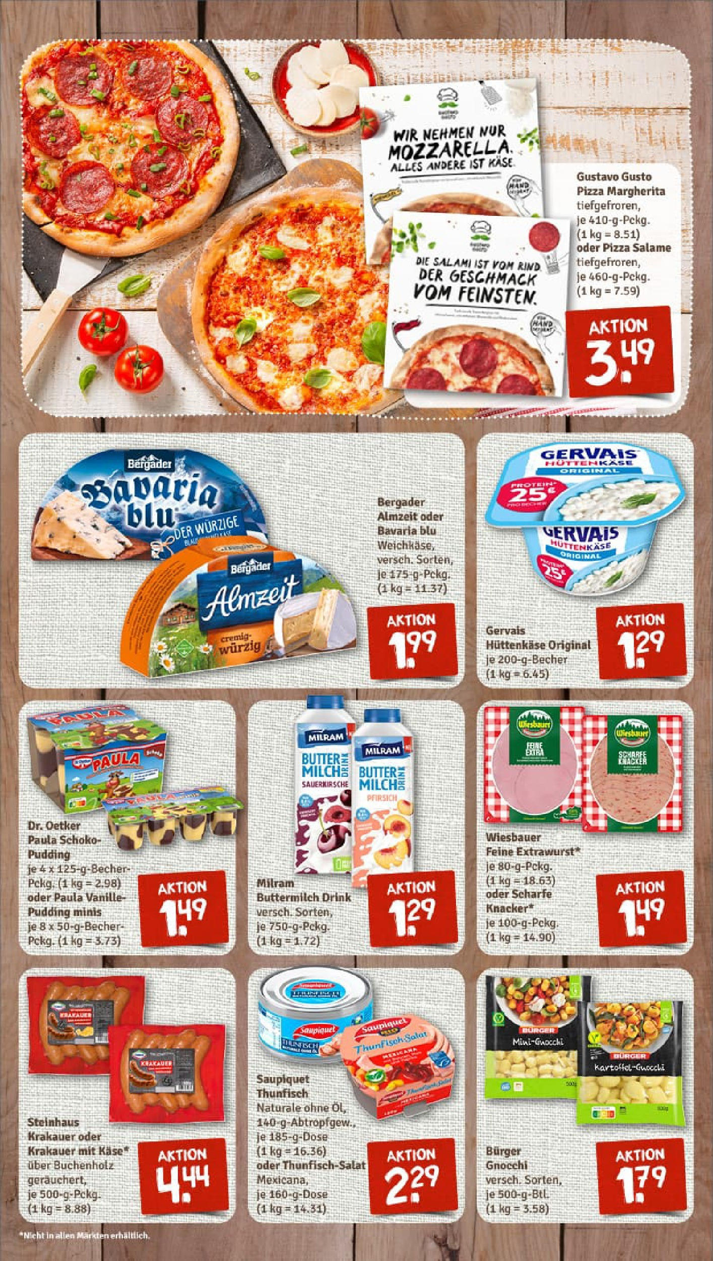 REWE Prospekt ab 06.07.2025 zum Blättern » Angebote | Seite: 7 | Produkte: Gustavo gusto, Pudding, Hüttenkäse, Salat