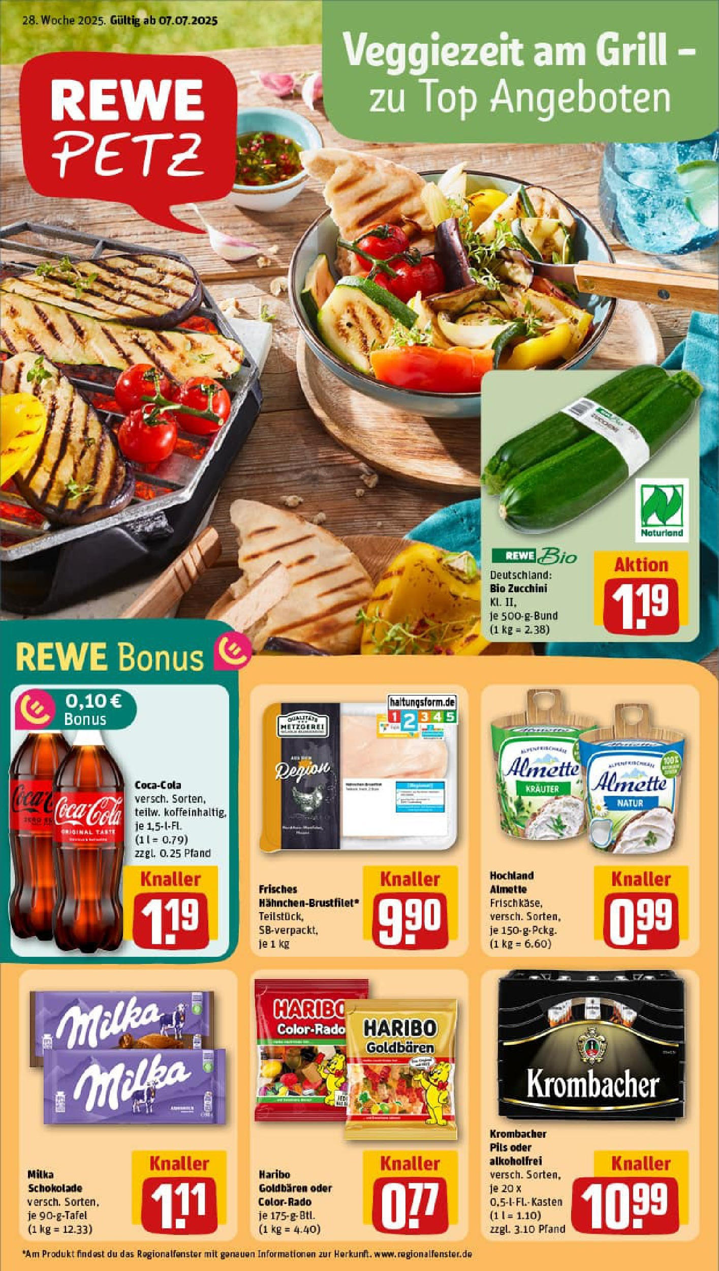 REWE Prospekt ab 06.07.2025 nächste Woche - Prospekt Wiehl	