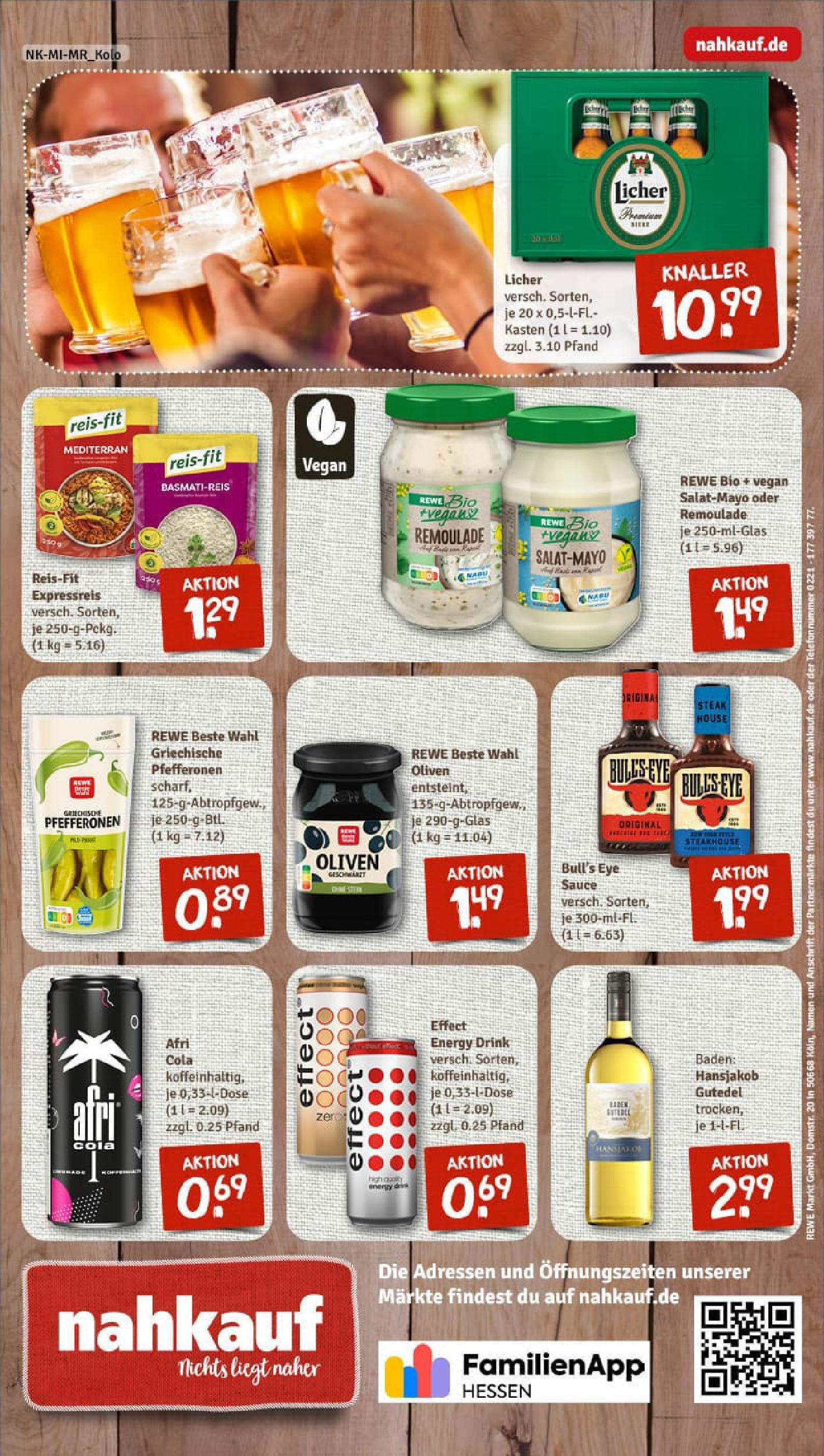 REWE Prospekt ab 06.07.2025 zum Blättern » Angebote | Seite: 8 | Produkte: Basmatireis, Energy, Dressing, Steak