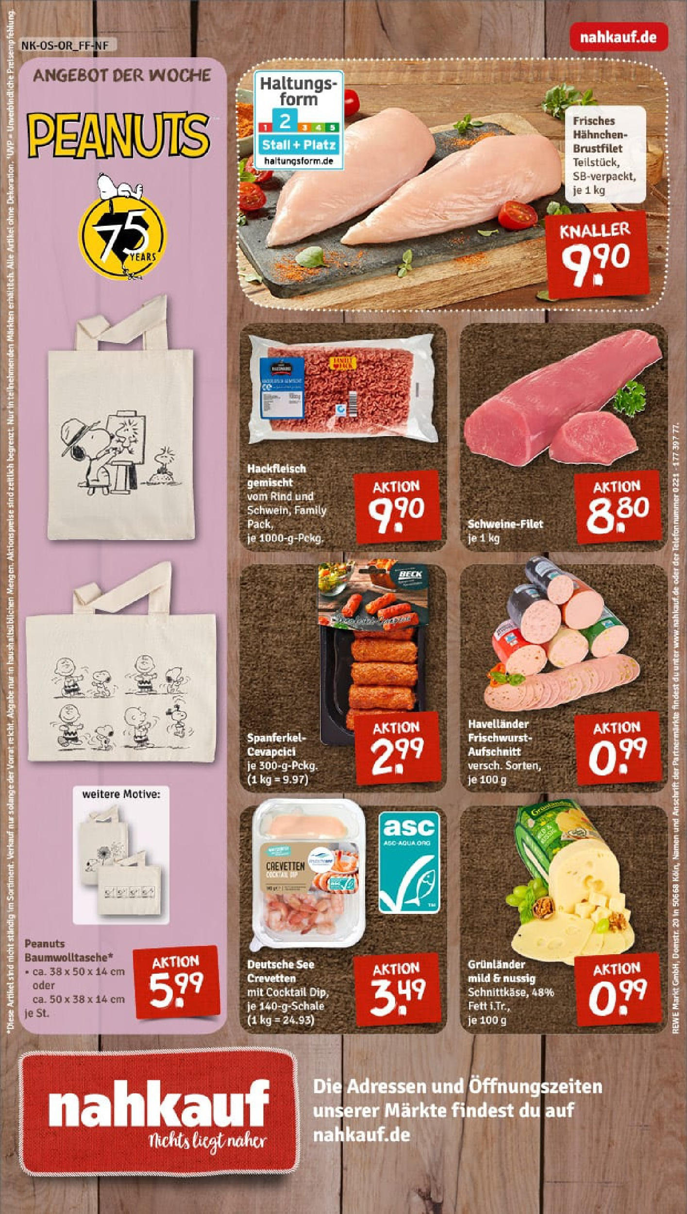 REWE Prospekt ab 06.07.2025 zum Blättern » Angebote | Seite: 8 | Produkte: Cevapcici, Schweinefilet, Grunlander, Hackfleisch