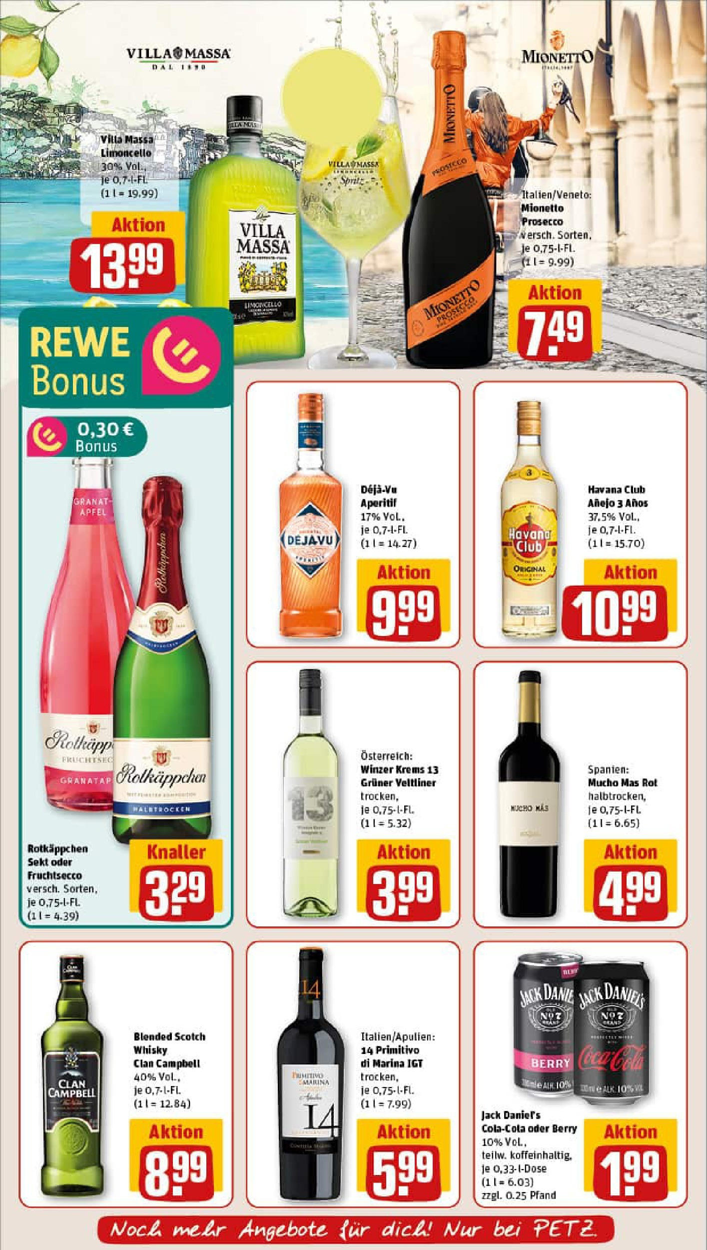 REWE Prospekt ab 06.07.2025 zum Blättern » Angebote | Seite: 17 | Produkte: Havana club, Whisky, Äpfel, Rotkäppchen