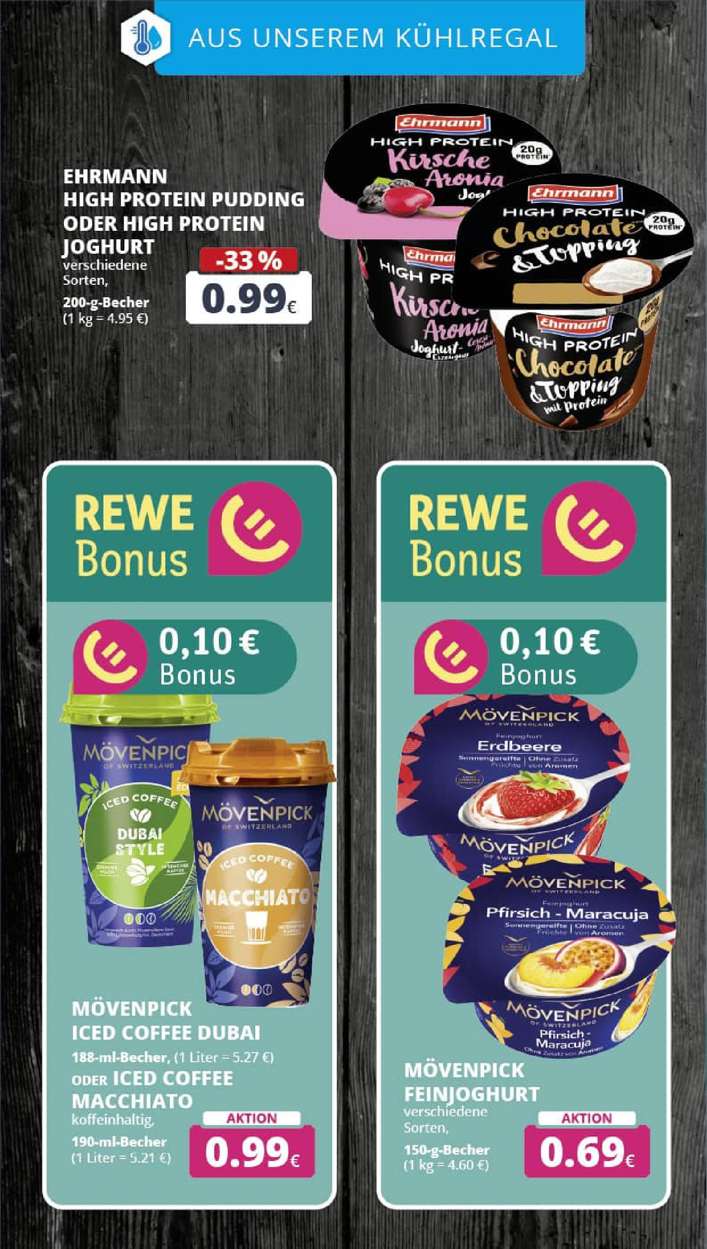 REWE Prospekt ab 06.07.2025 zum Blättern » Angebote | Seite: 16 | Produkte: High protein pudding, Joghurt, Pudding, Pfirsich