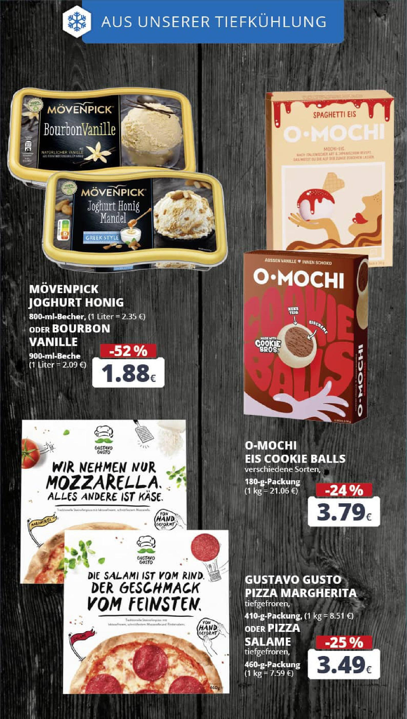 REWE Prospekt ab 06.07.2025 zum Blättern » Angebote | Seite: 18 | Produkte: Joghurt, Pizza, Bourbon, Mochi