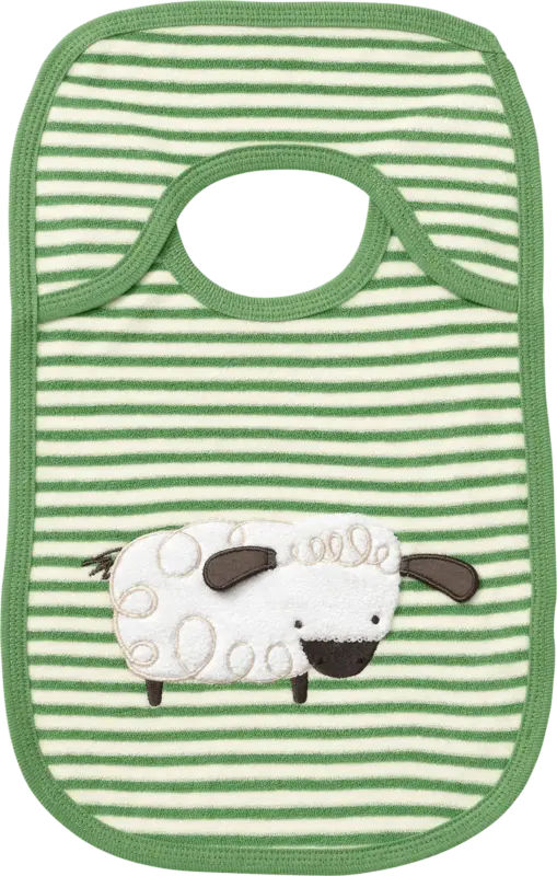 ALANA Lätzchen mit Schaf-Motiv, grün