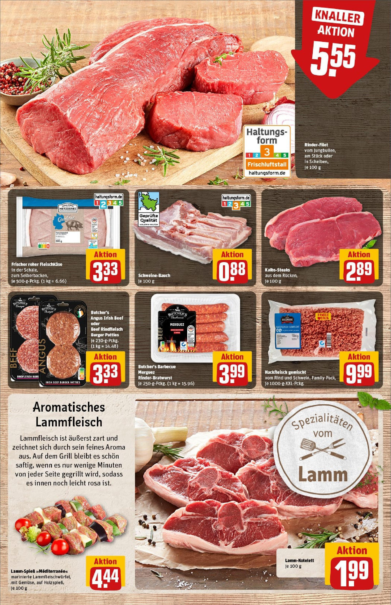 REWE Prospekt ab 06.07.2025 zum Blättern » Angebote | Seite: 9 | Produkte: Grill, Burger, Steak, Hackfleisch