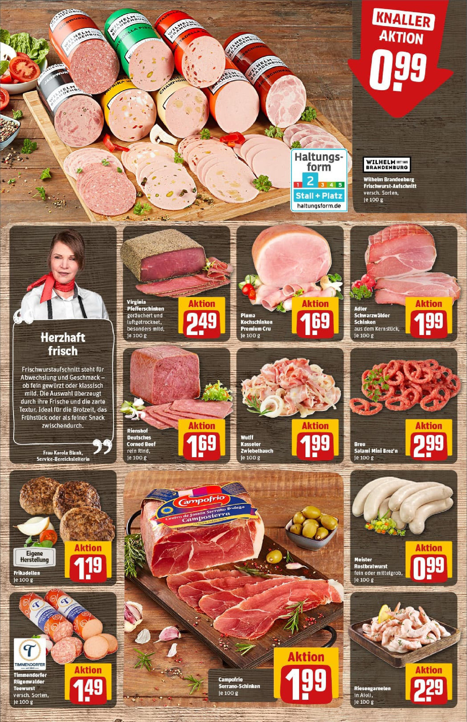 REWE Prospekt ab 06.07.2025 zum Blättern » Angebote | Seite: 10 | Produkte: Salami, Schinken