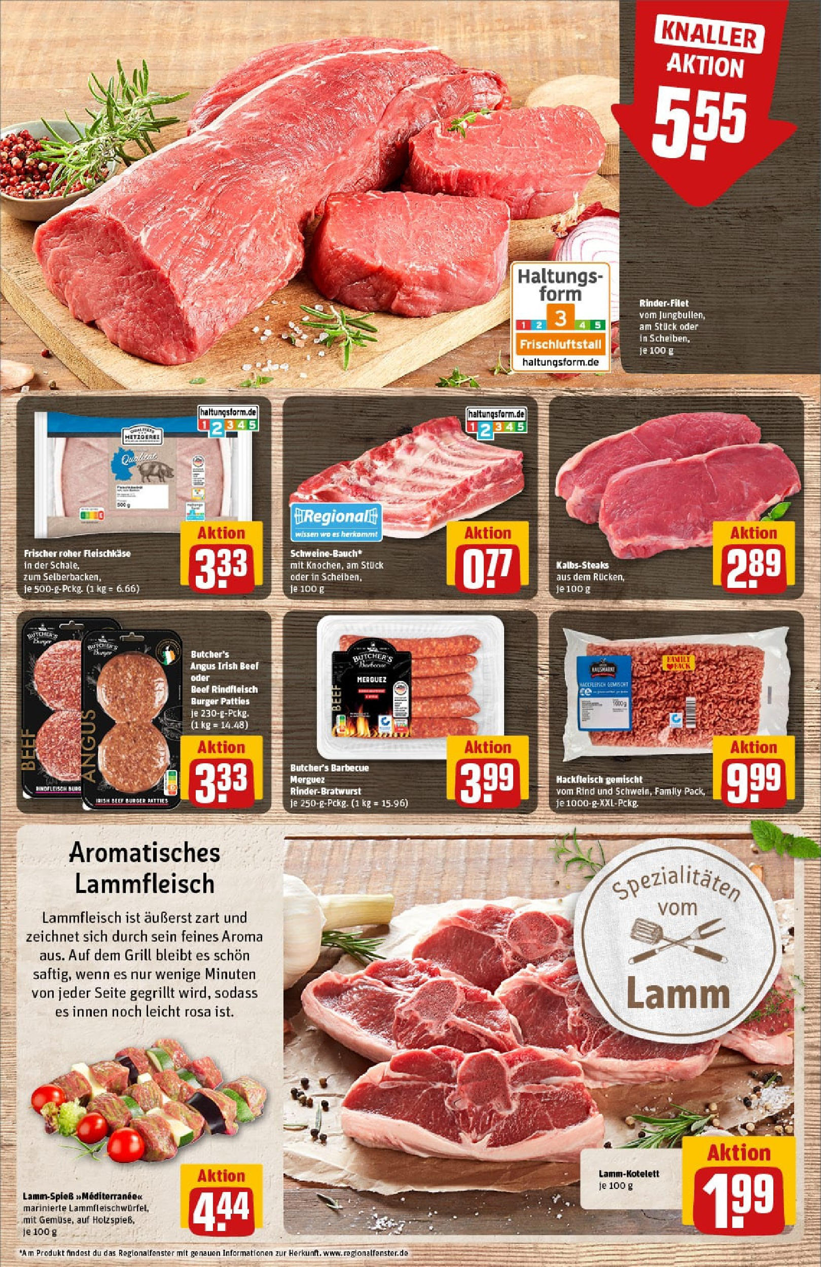 REWE Prospekt ab 06.07.2025 zum Blättern » Angebote | Seite: 9 | Produkte: Rinderfilet, Burger, Steak, Hackfleisch
