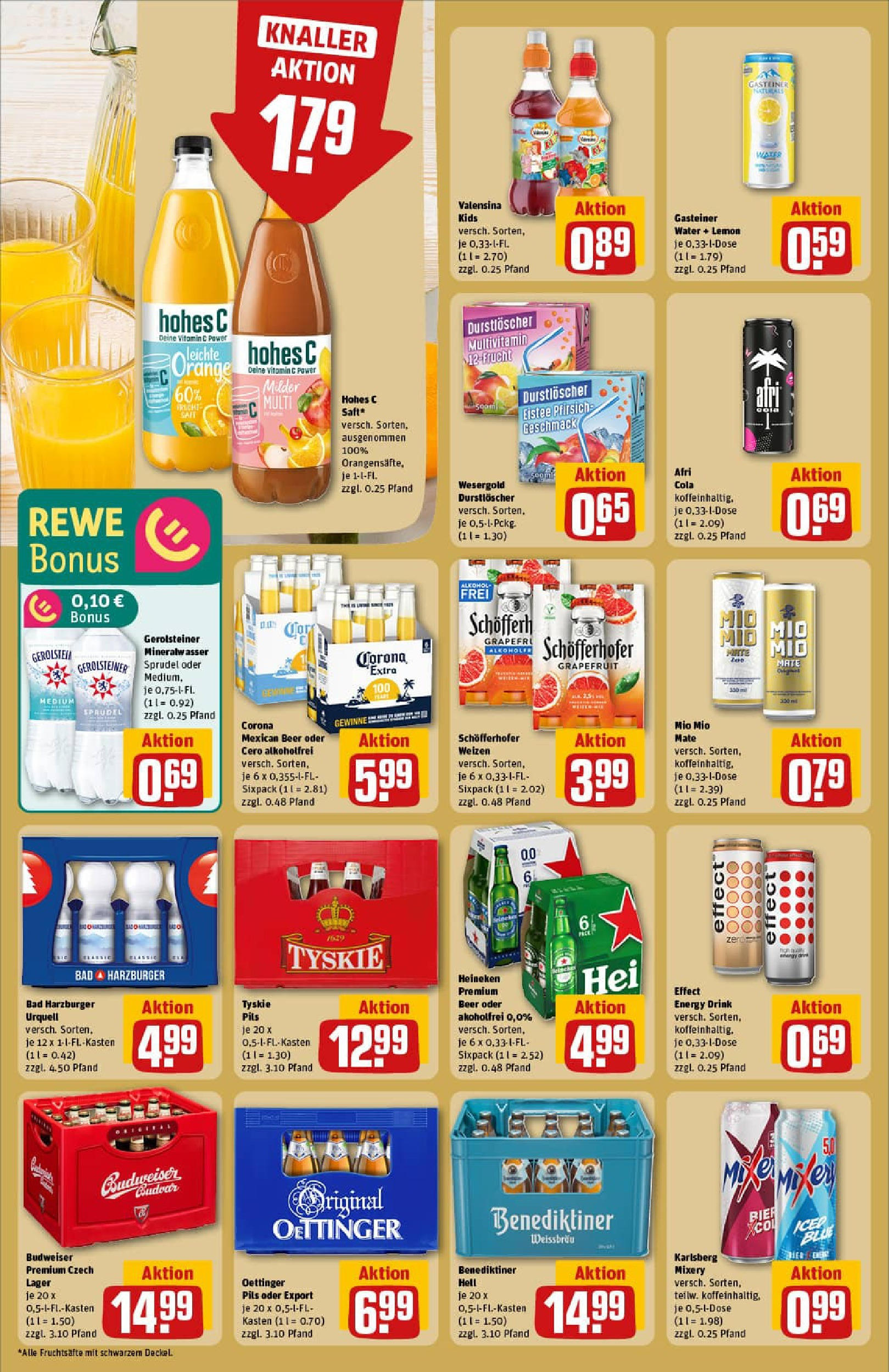 REWE Prospekt ab 06.07.2025 zum Blättern » Angebote | Seite: 20 | Produkte: Cola, Benediktiner hell, Heineken, Gerolsteiner