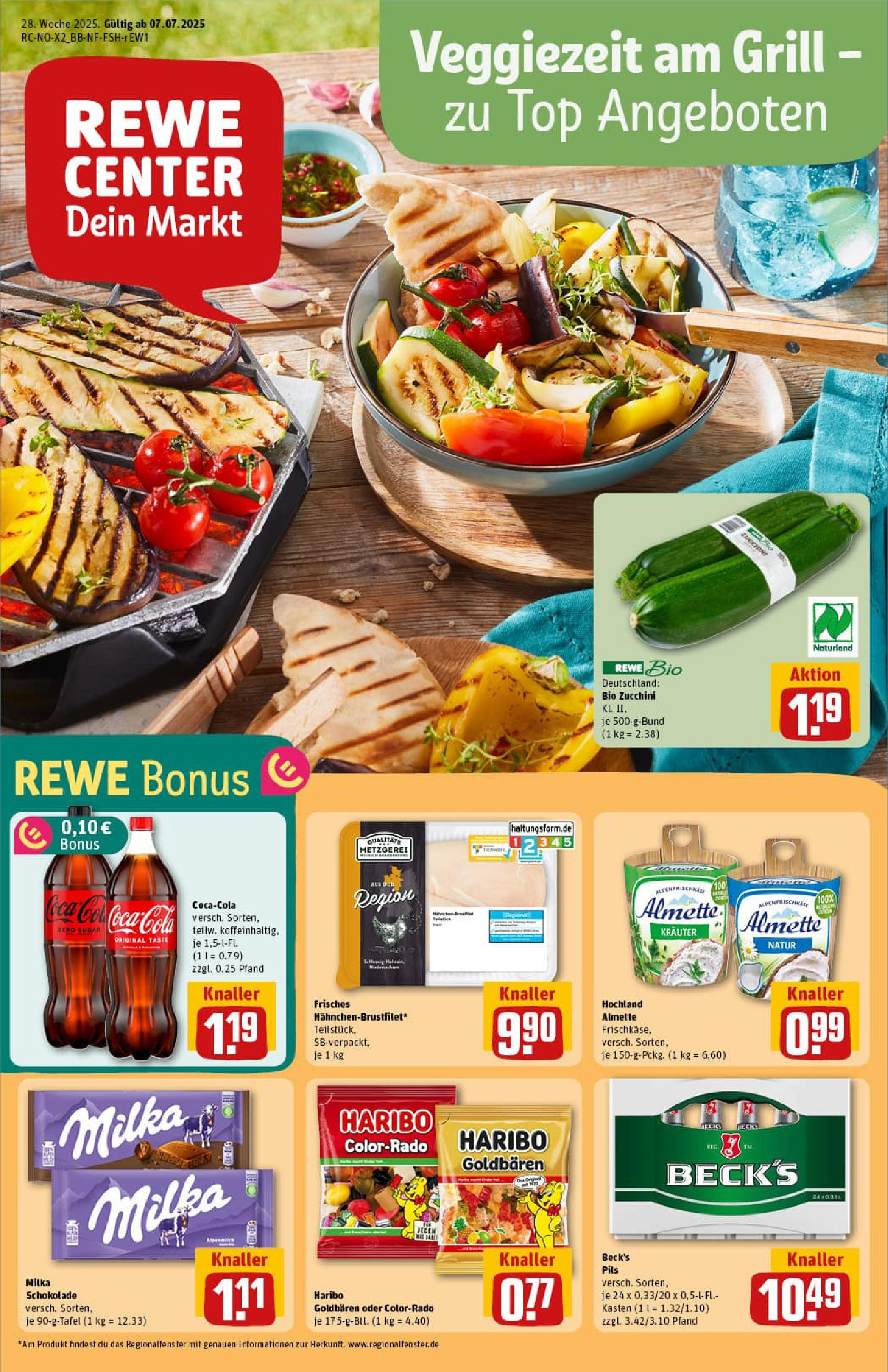 REWE Prospekt ab 06.07.2025 nächste Woche - Prospekt Lübeck Vorschau von dem Prospekt des Geschäftes Rewe, gültig ab dem 06.07.2025