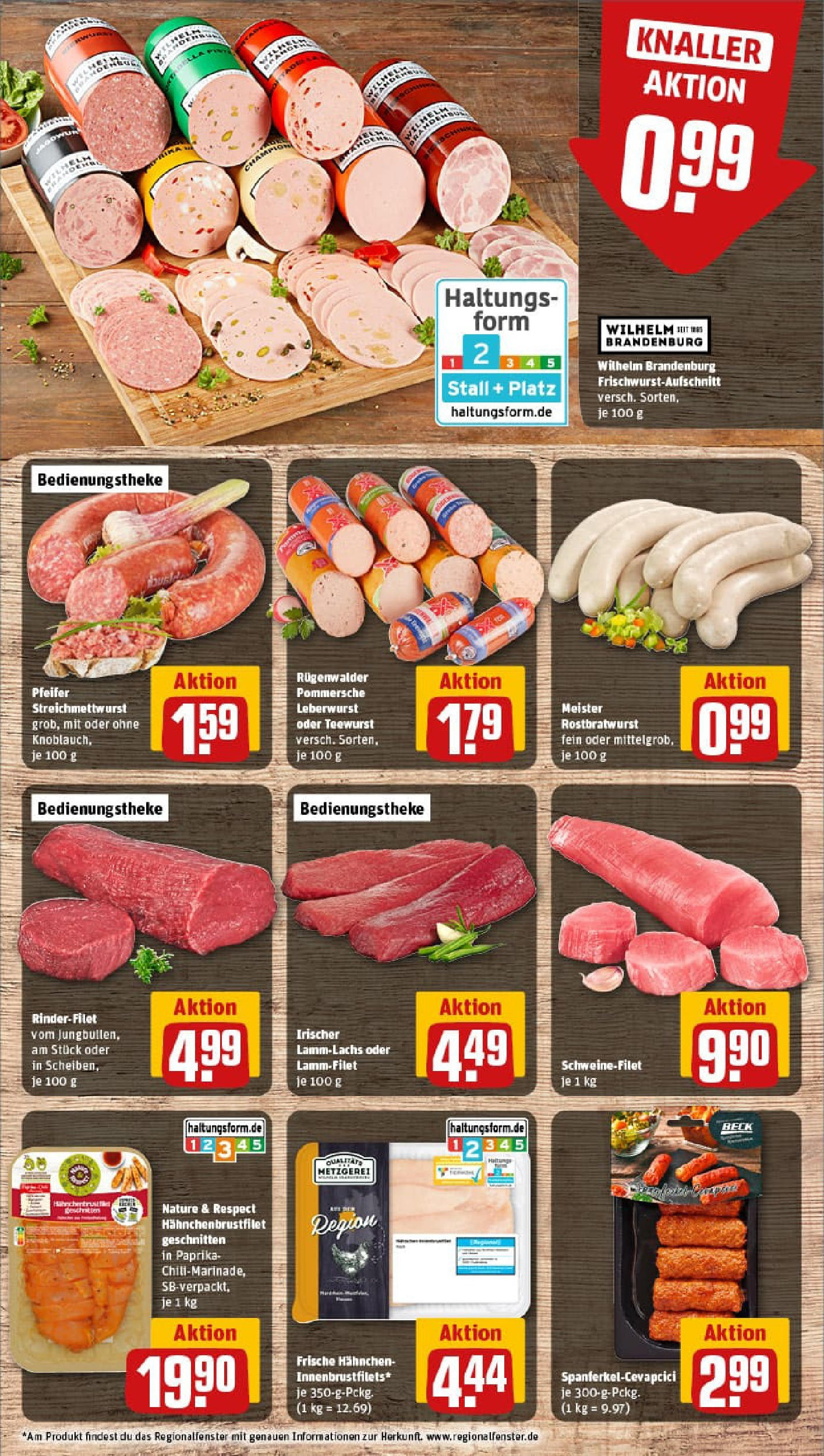 REWE Prospekt ab 06.07.2025 zum Blättern » Angebote | Seite: 8 | Produkte: Hahnchen, Rinderfilet, Schweinefilet, Paprika
