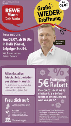 Rewe prospekt Halle (Saale)	 gültig ab dem 06.07.2025