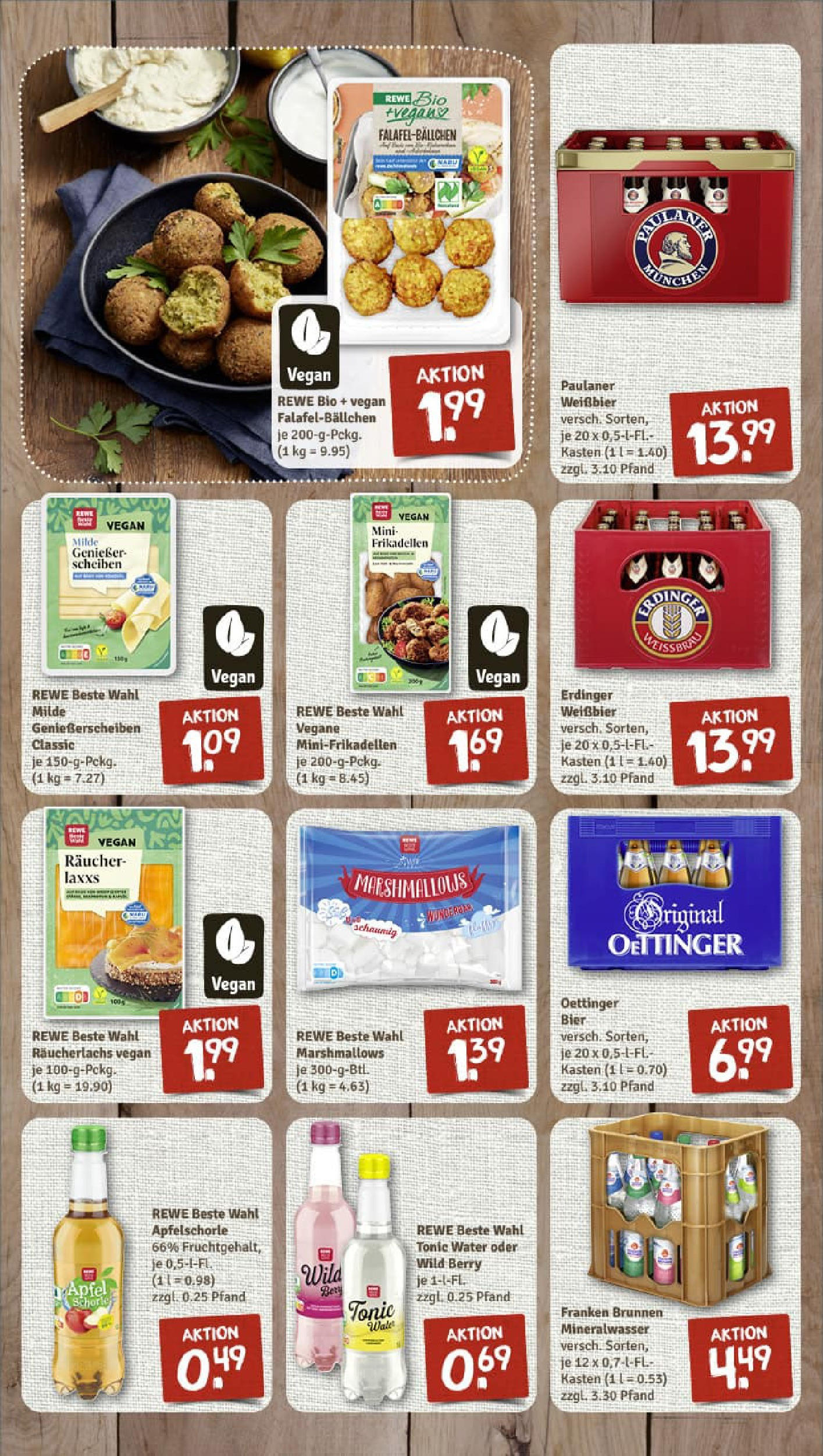 REWE Prospekt ab 06.07.2025 zum Blättern » Angebote | Seite: 7 | Produkte: Erdinger, Weißbier, Mineralwasser, Räucherlachs