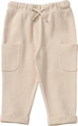 ALANA Jogginghose mit Waffel-Struktur, beige, Gr. 86