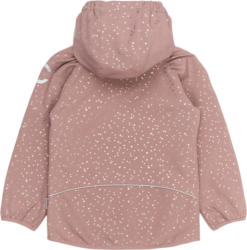 Mikk-Line Softshelljacke mit Herz-Muster, mauve, Gr. 110/116