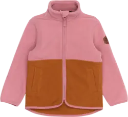 Mikk-Line Fleecejacke, rosa & braun, Gr. 110/116