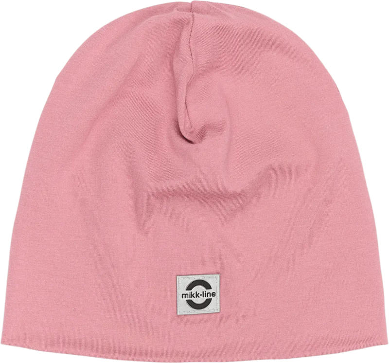 Mikk-Line Beanie mit Viskose, rosa, Gr. 110/116